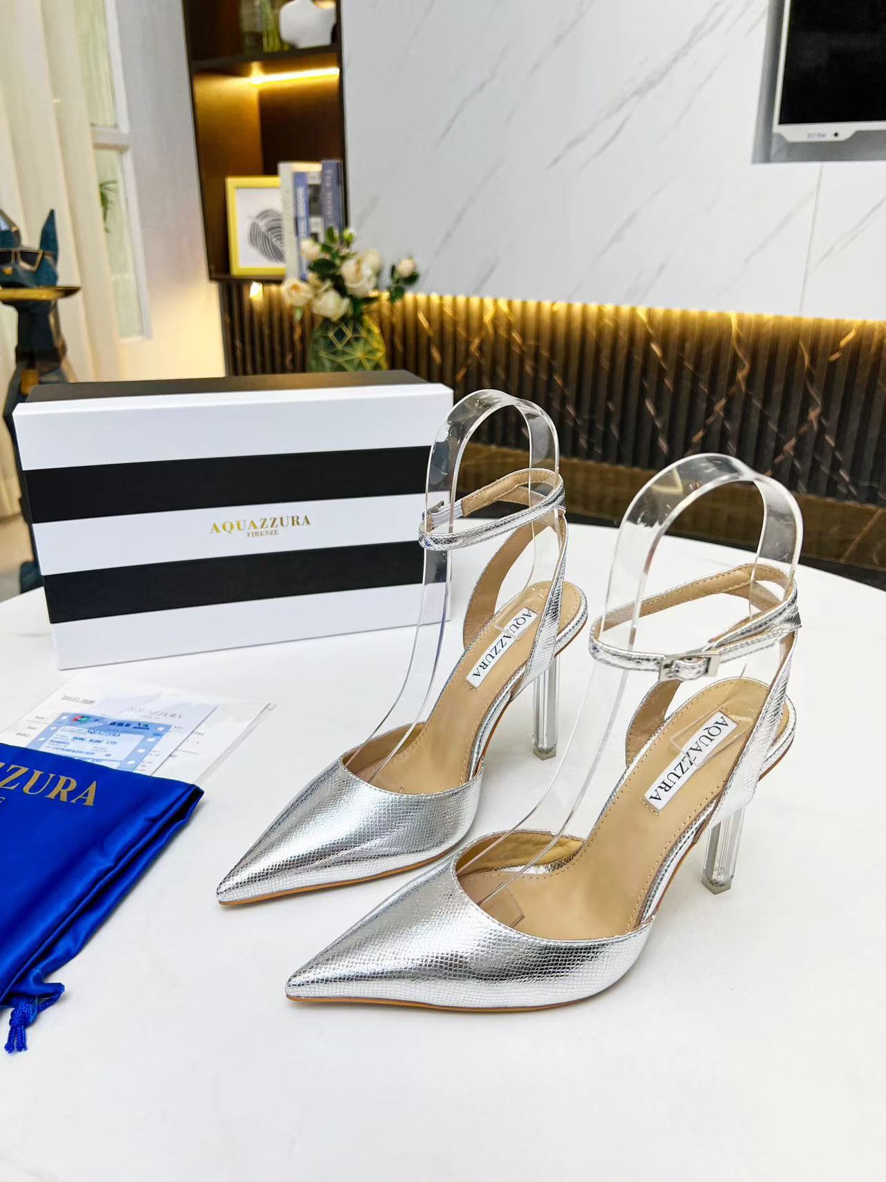 Aquazzura Crystal Heels