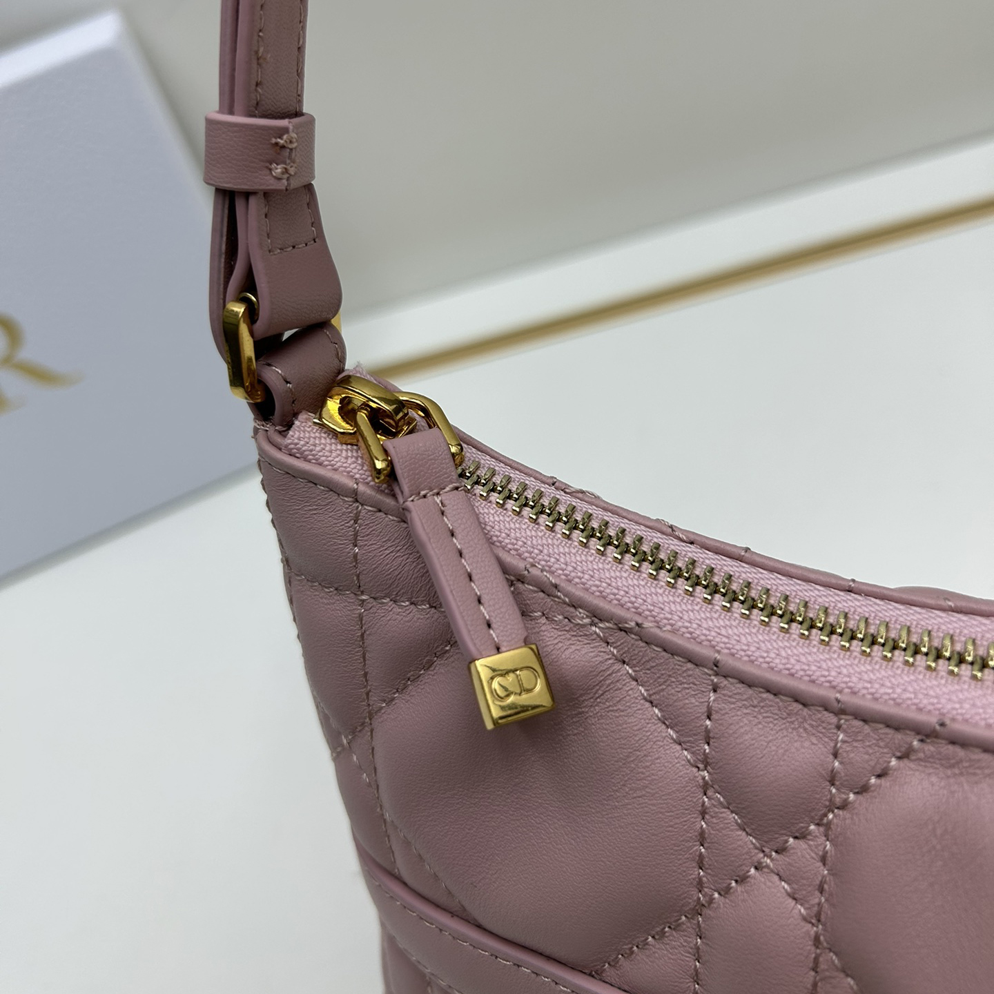 Dior oblique shoulder dumpling bag