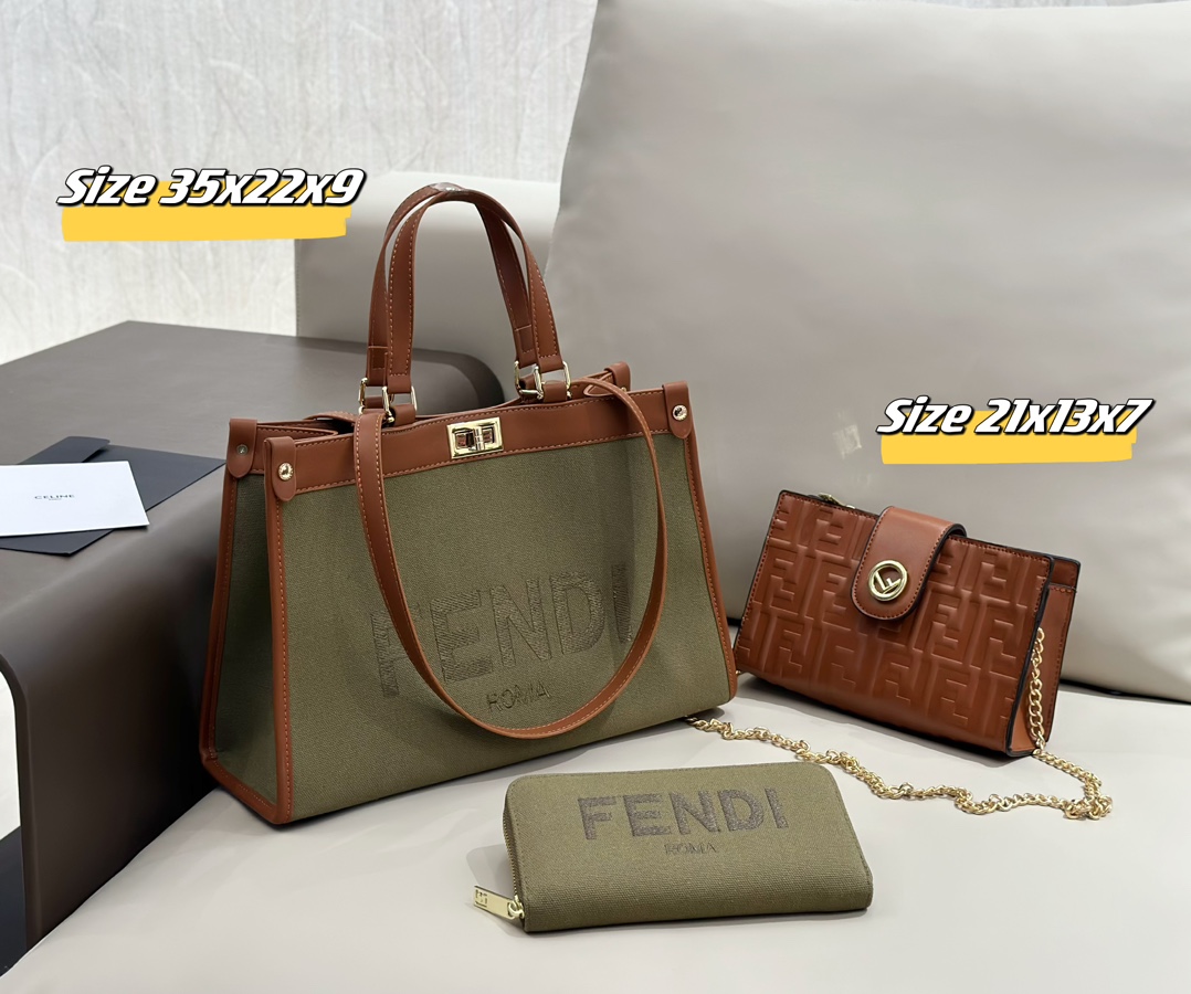 Fendi three piece combination set