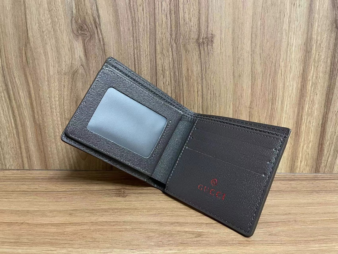 Replica Gucci Tiger Wolf Animal Monogram Bifold Wallet