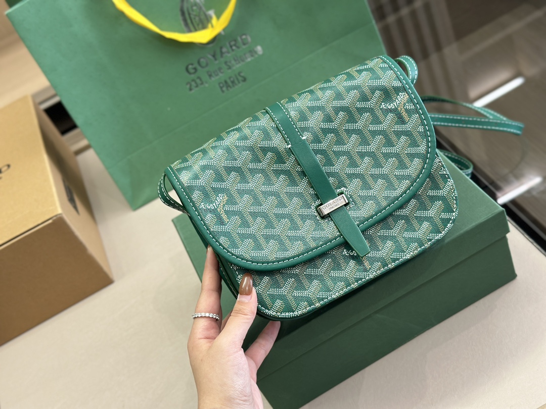 Goyard saddle bag