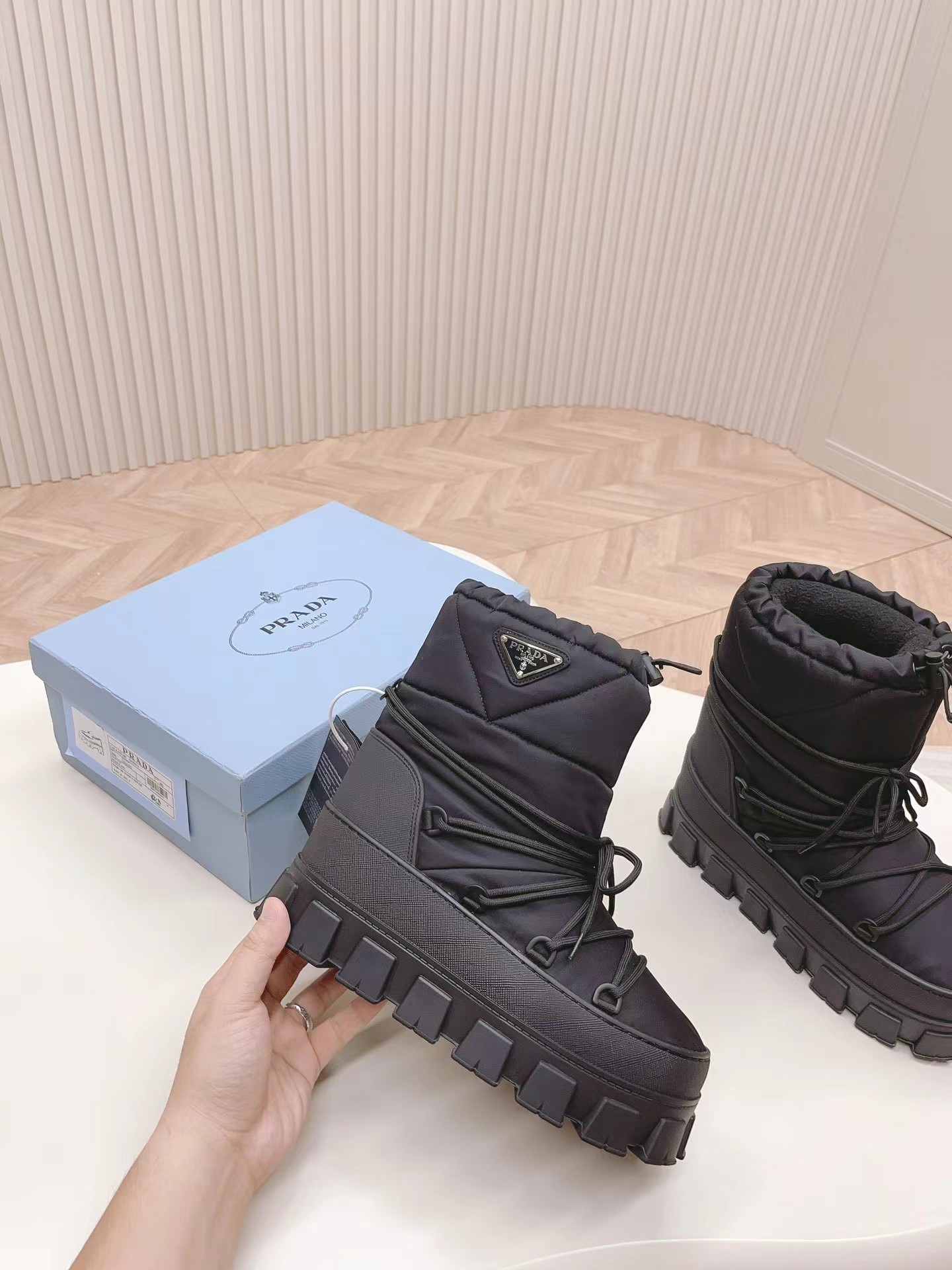 Top Quality Prada Boots Black
