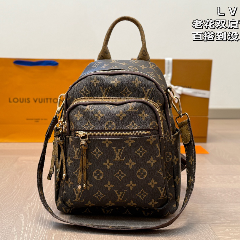 LV monogram shoulder backpack