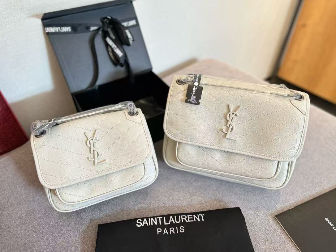 YSL Niki Monogram Logo Bag