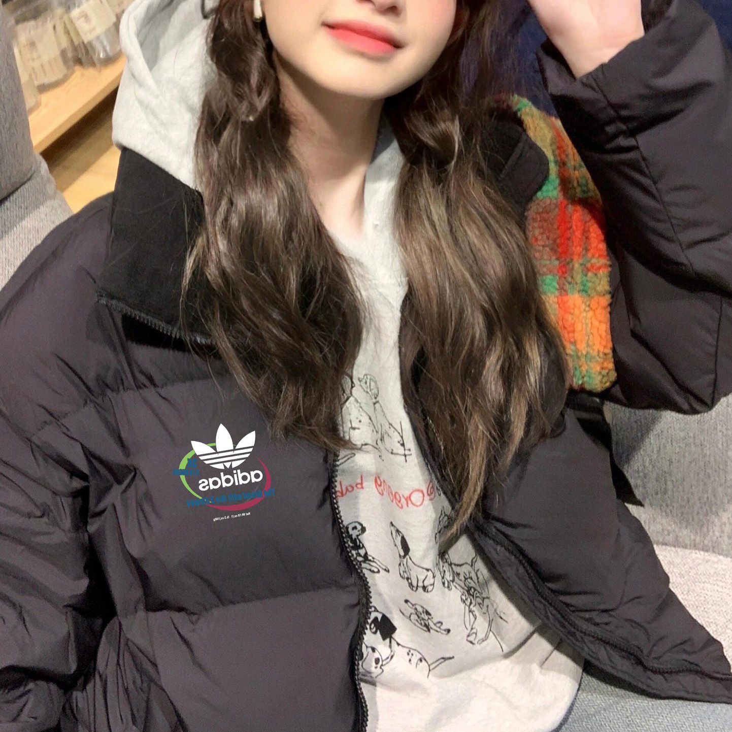 Adidas cotton jacket bread jacket