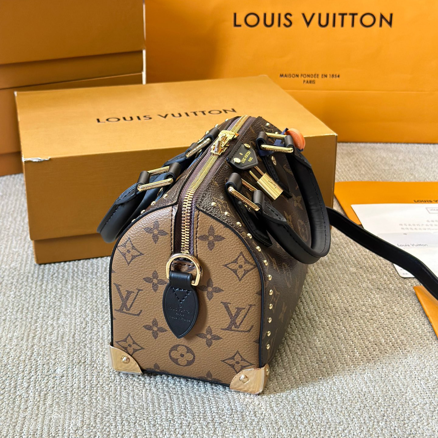 LV speedy crossbody shoulder bag