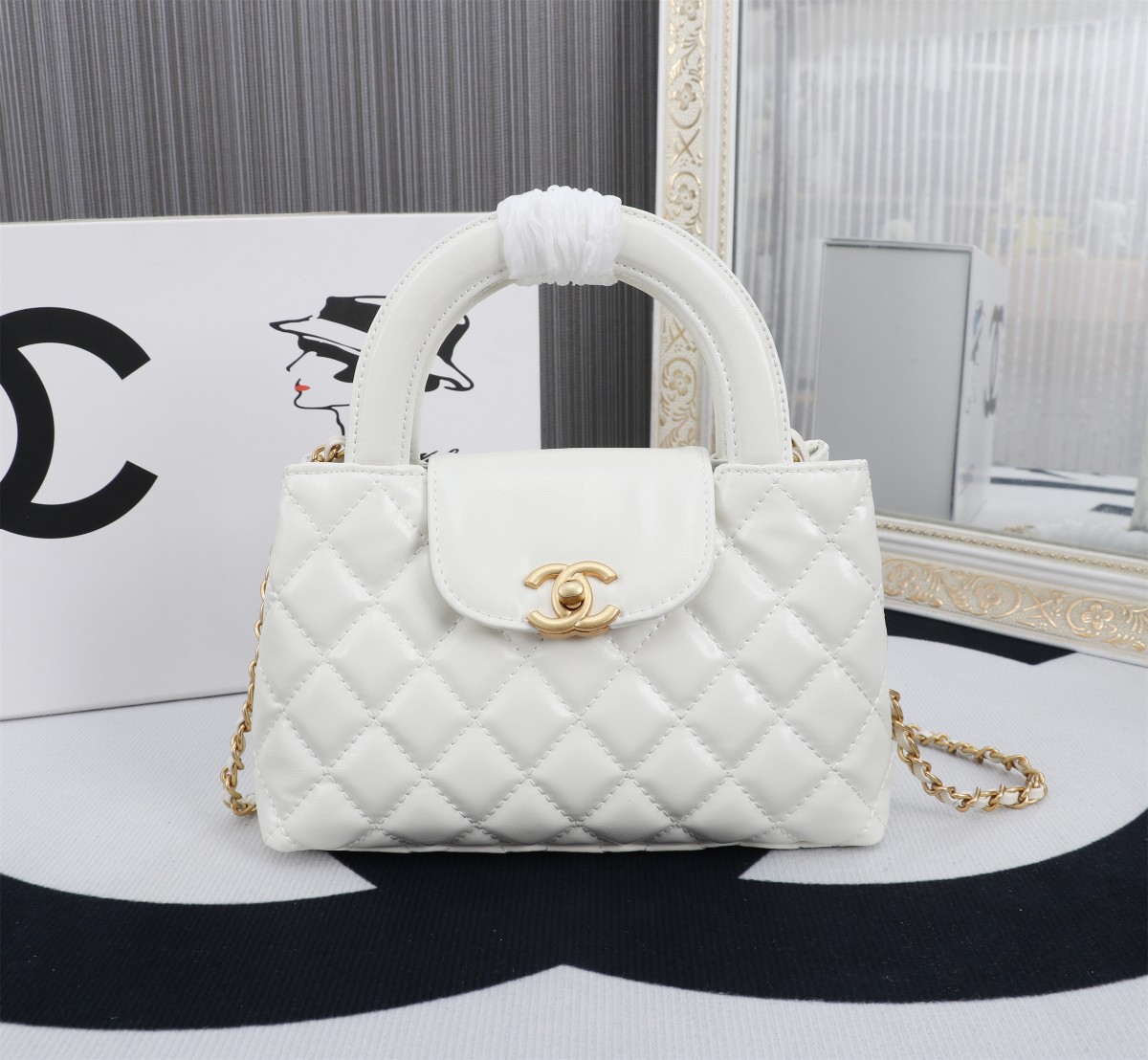 Chanel Vintage Kelly Handle Pack bag