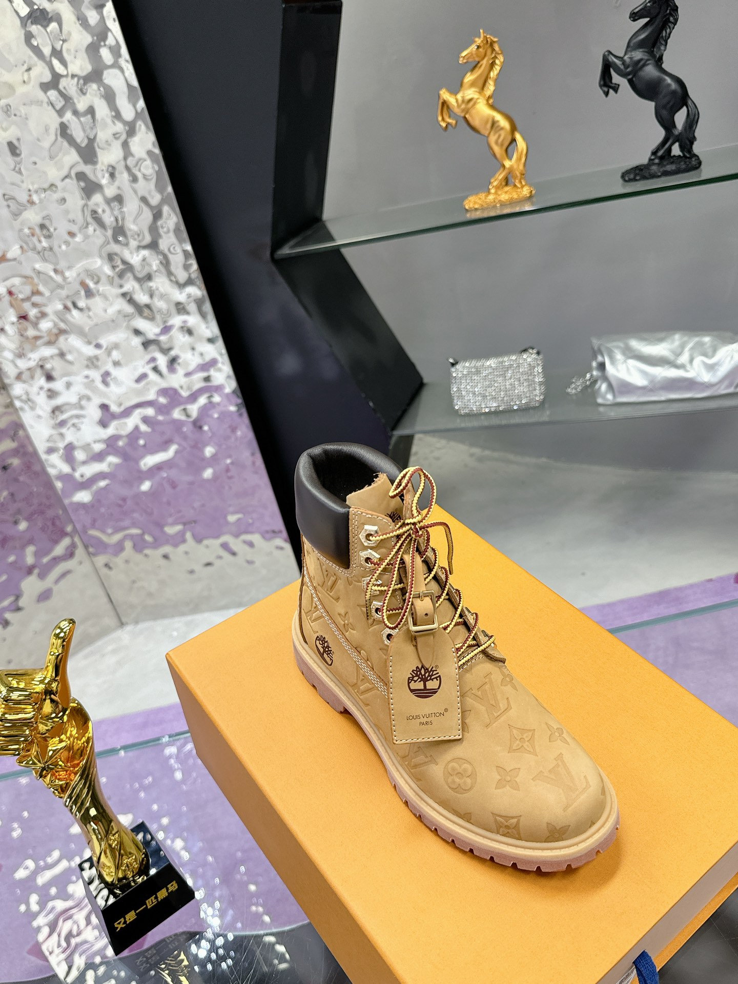 LV x Timberland  Monogram Short boots