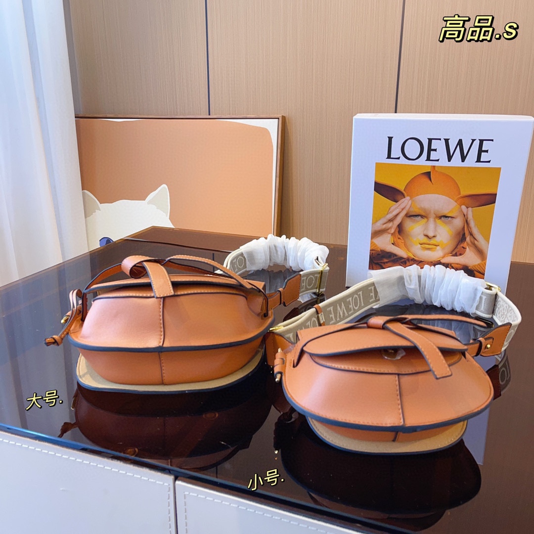 Replica Loewe Gate Small Canvas Jacquard-Trimmed Leather Shoulder Bag