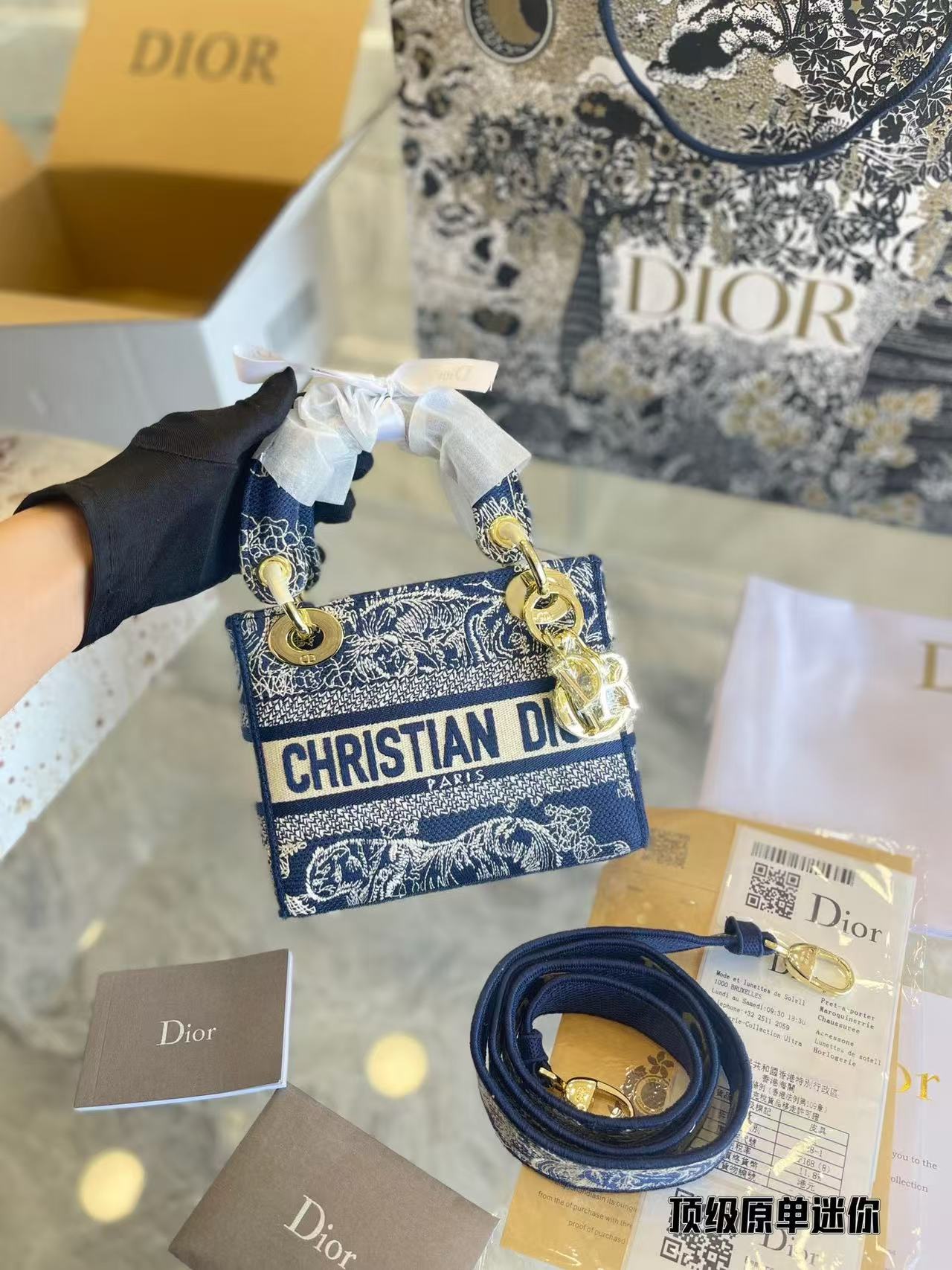 DiorLady-Life Constellation Embroidery Limited edition bag