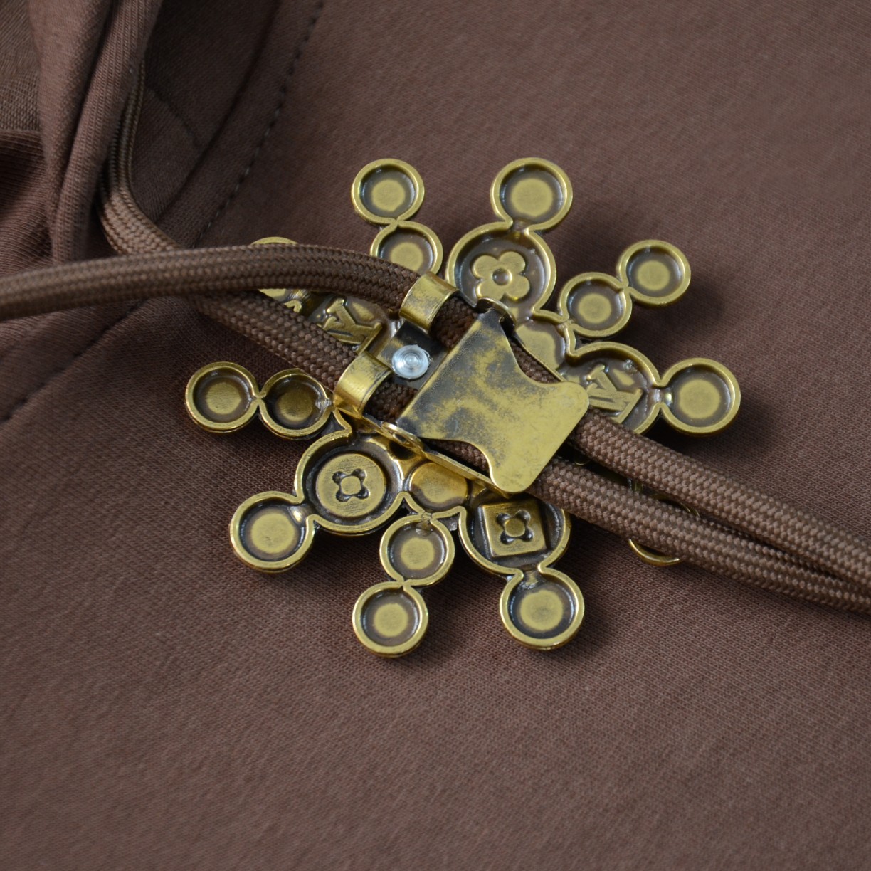 Replica Lv sunflower decorated hoodie