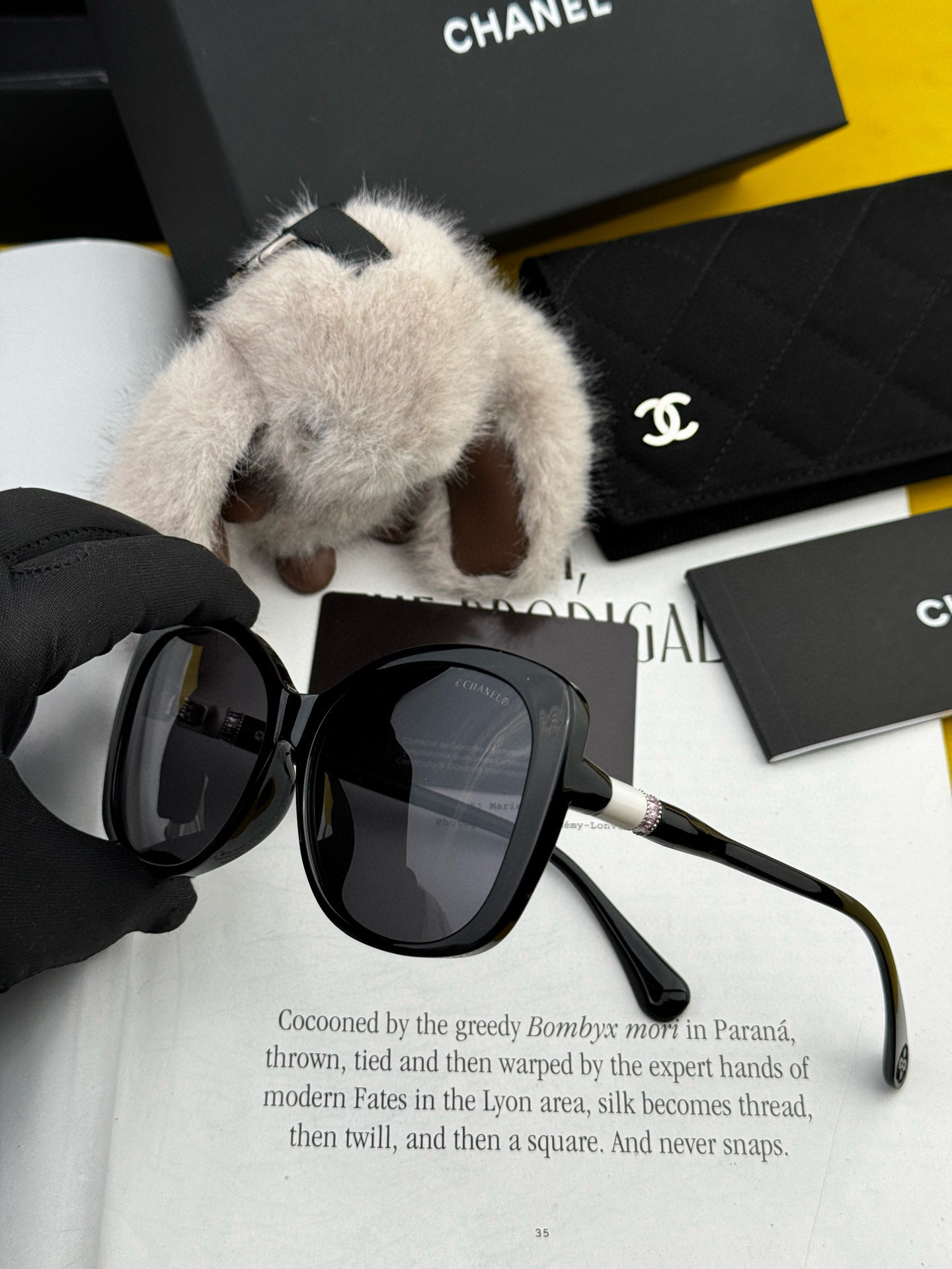 Chanel 2025 Trendy Hot Style Fashion Square Frame Sunglasses