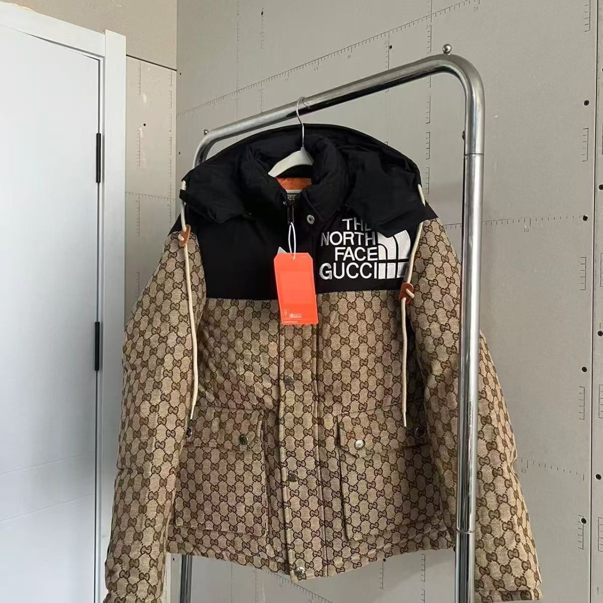 The North Face Gucci cotton-padded clothes unisex