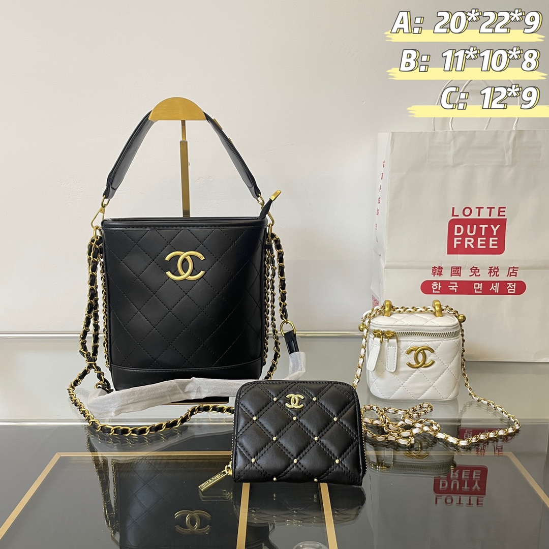 Chanel three piece combination set