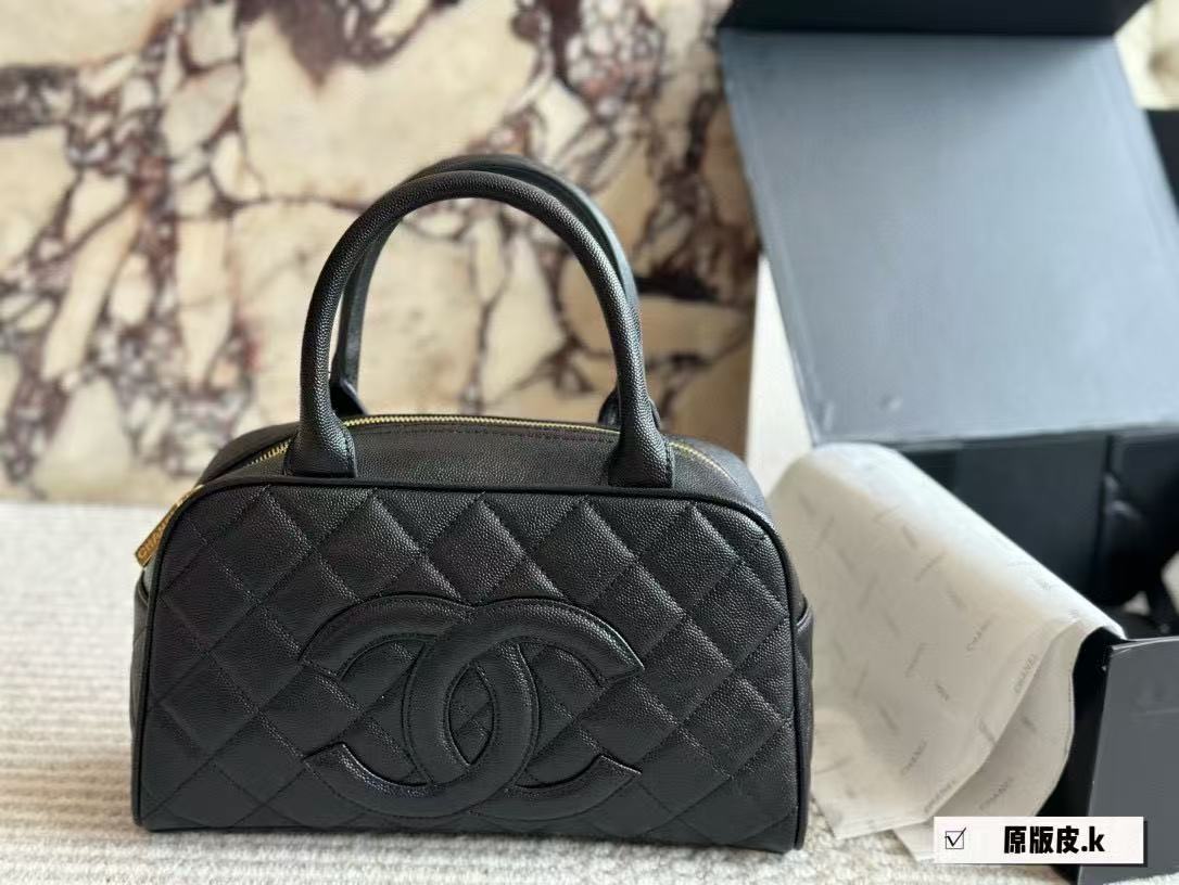 Vintage Chanel bowling bag