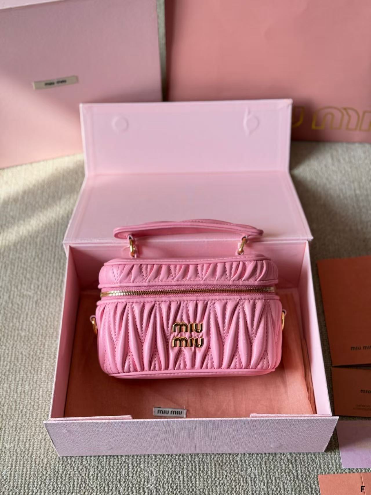 Miumiu Square box makeup bag