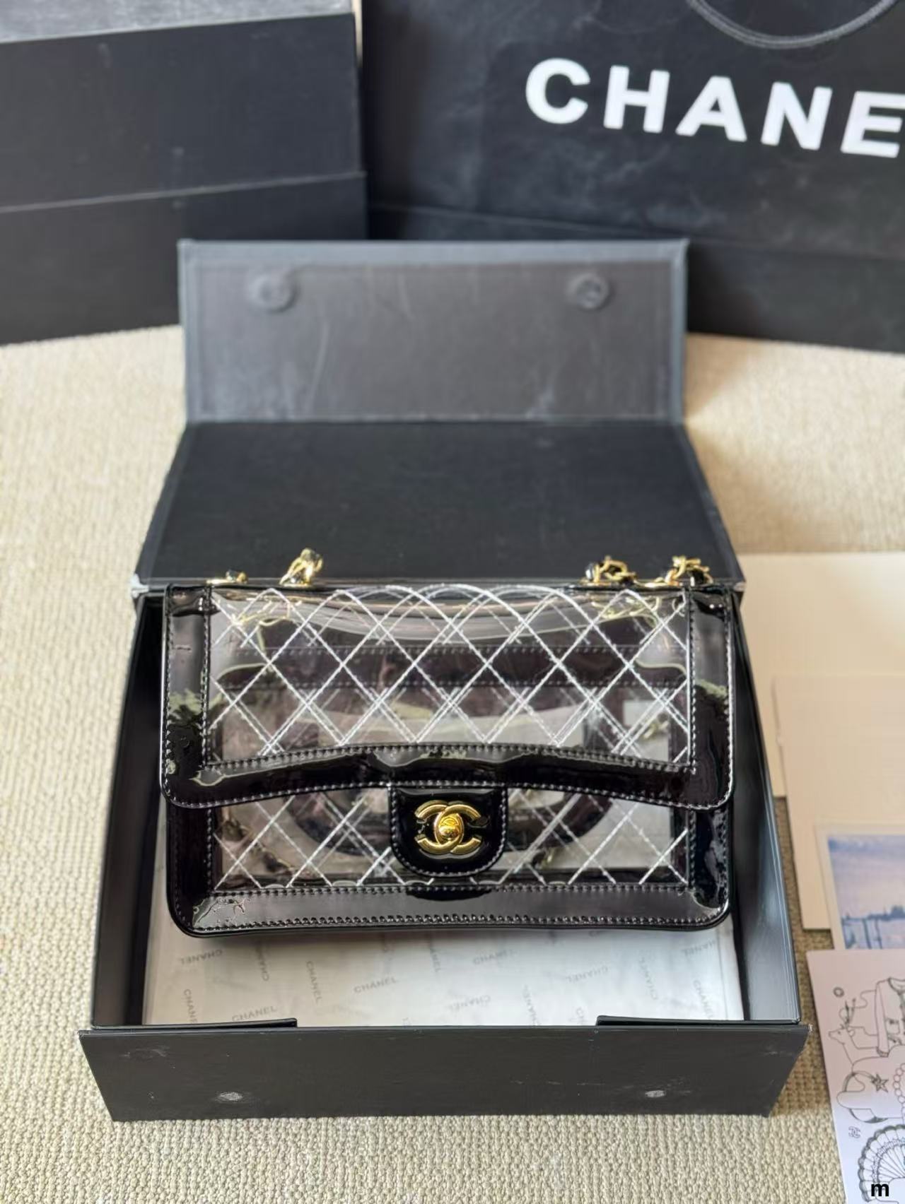 Chanel Clear CF Jelly bag