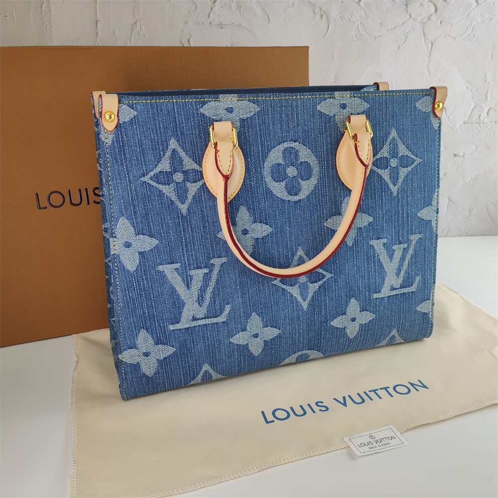 Louis Vuitton Denim Tote Bag