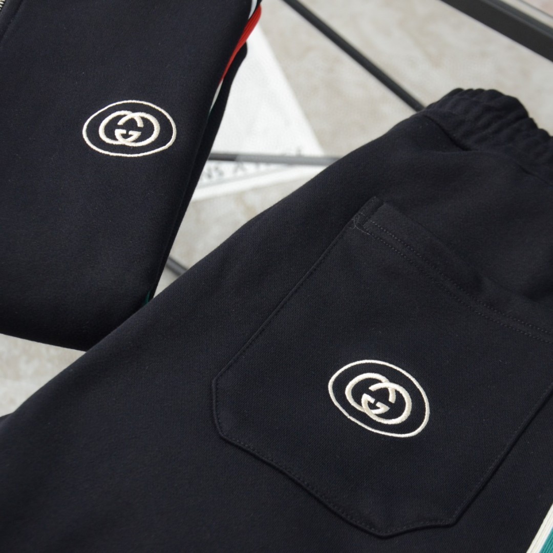 Replica Gucci classic double Glogo casual sweatpants