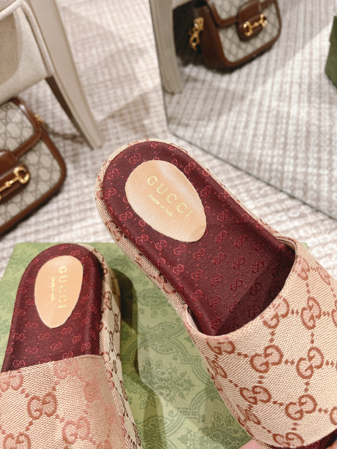 Gucci slipper 6 centimeters high