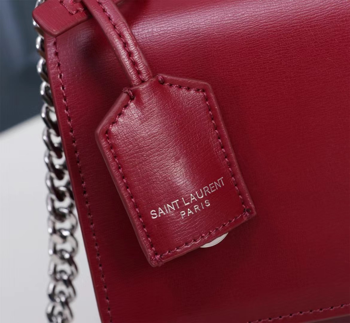 Top Quality YSL Saint Laurent  Grained Calfskin Medium Monogram Handbag