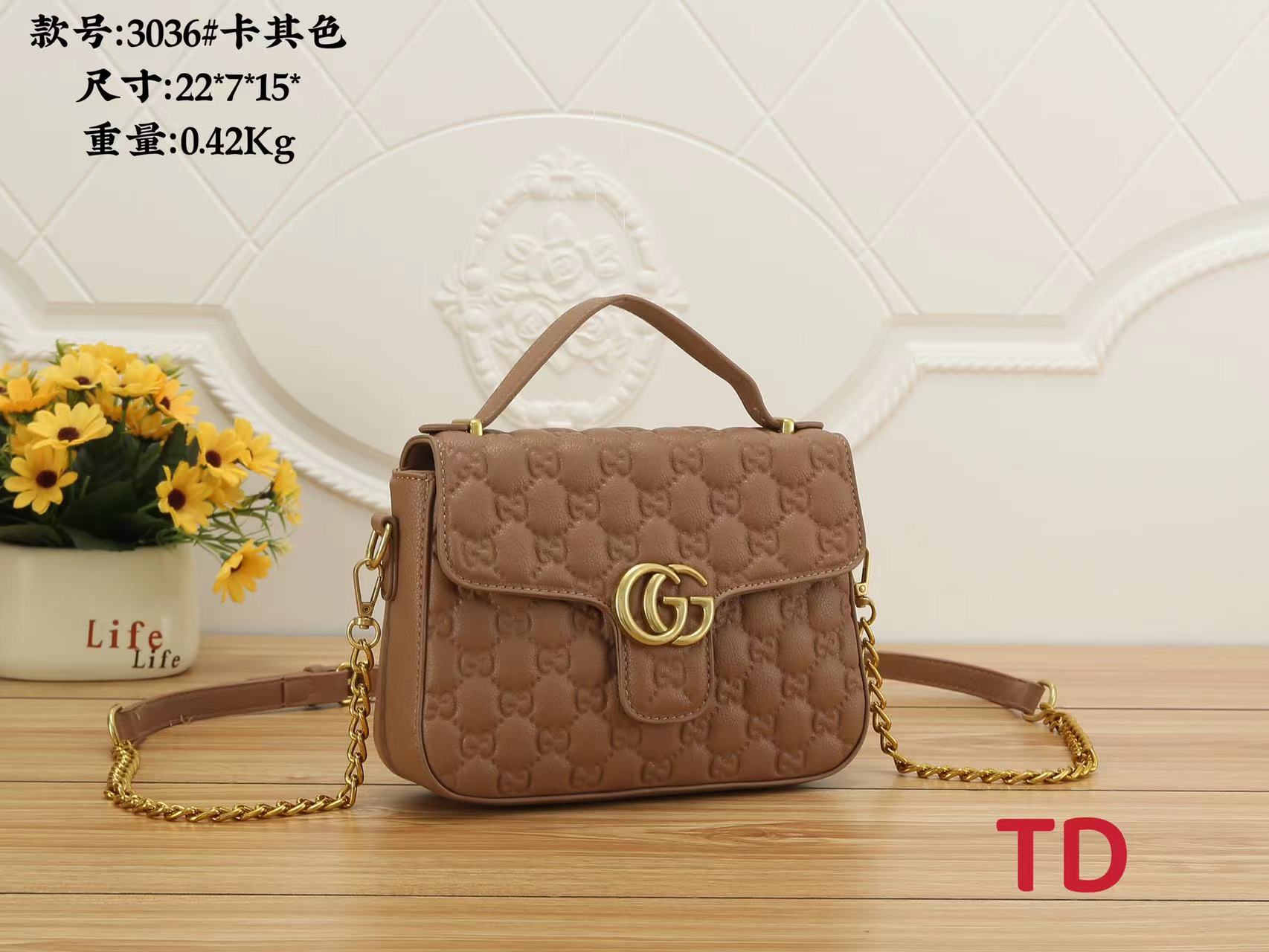 Gucci embossed bag replica