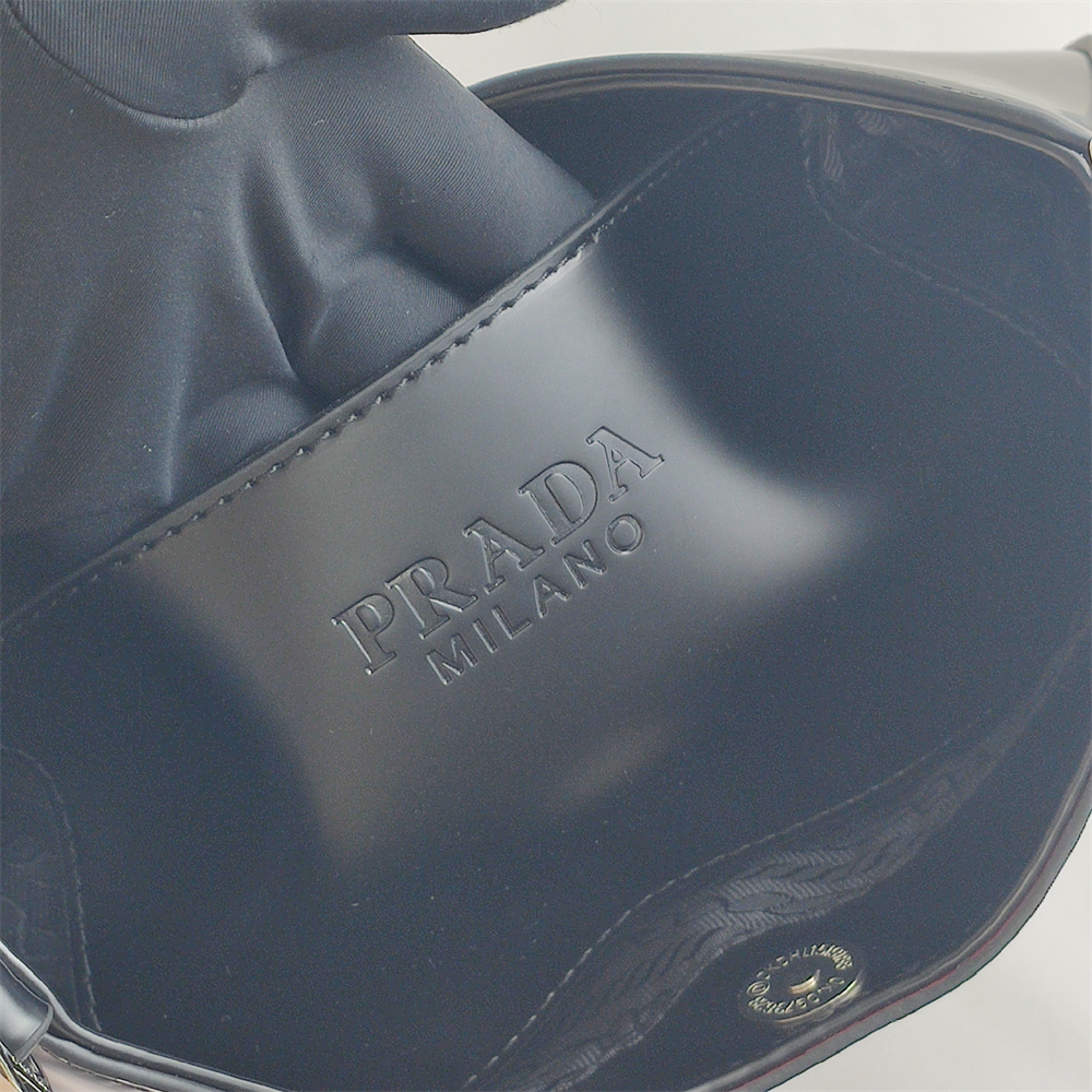 Prada Cleo Patent Leather Shoulder Bag