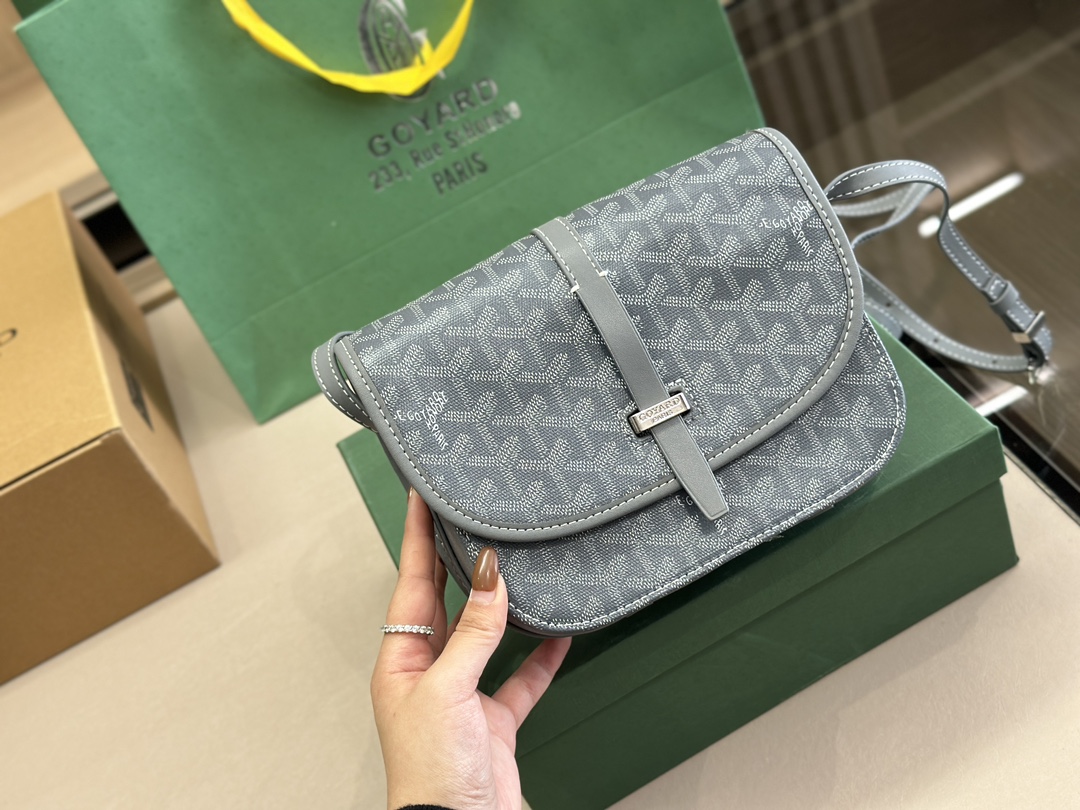 Goyard saddle bag
