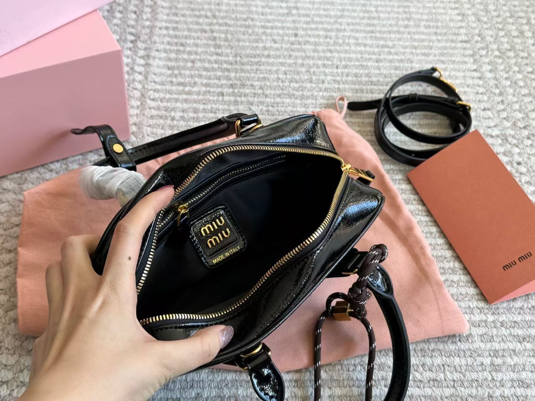 MIUMIU Classic bowling briefcase