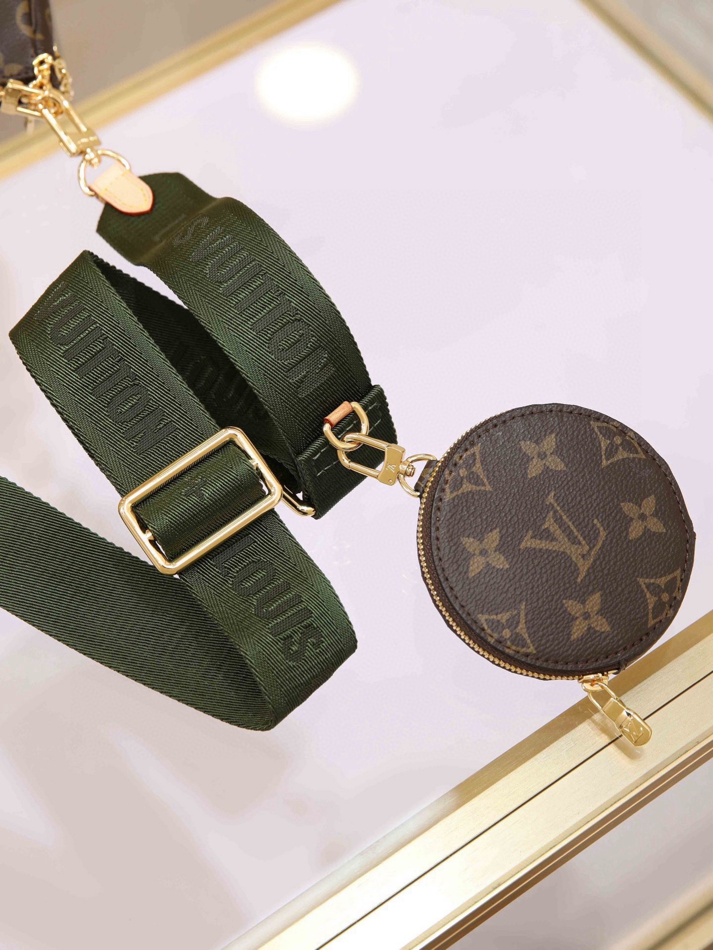High quality LV Multi Pochette Accessories Monogram three piece set