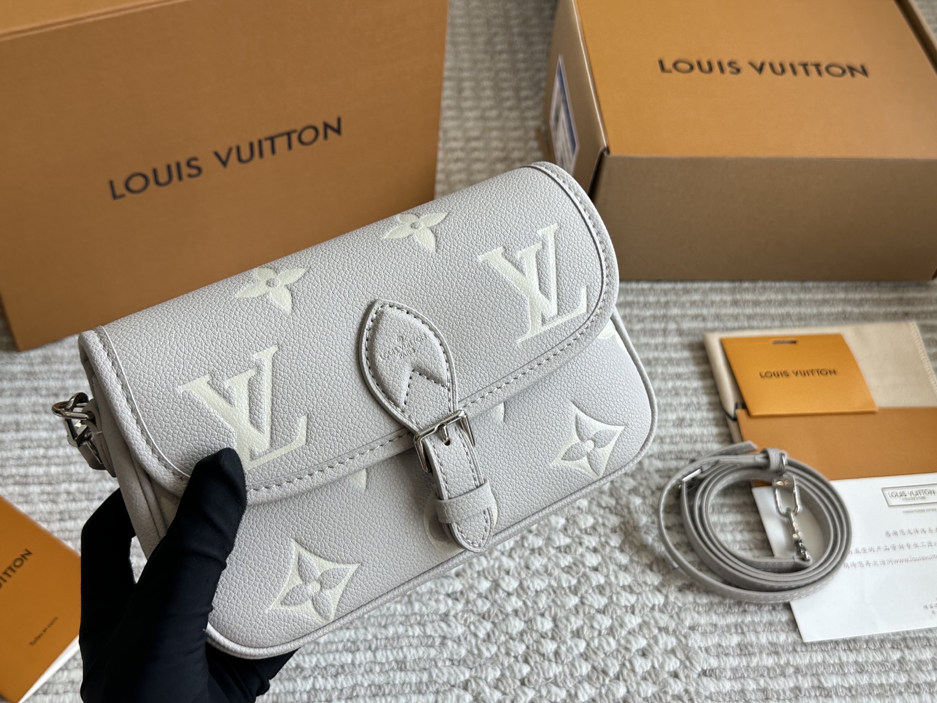 LV Diane Baguette Handbag