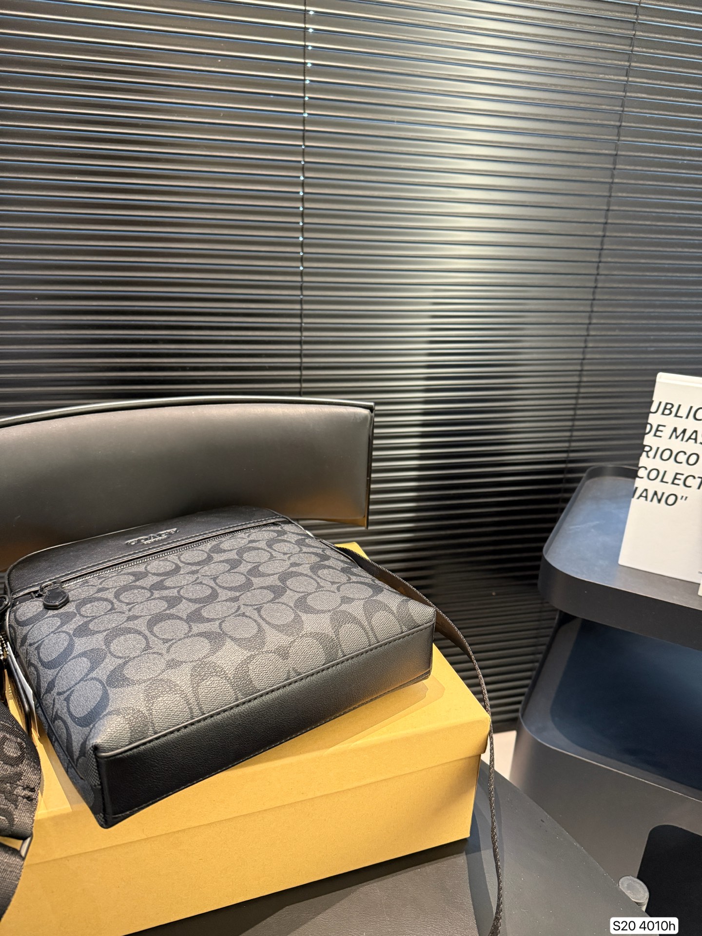 Coach men's shoulder crossbody bag