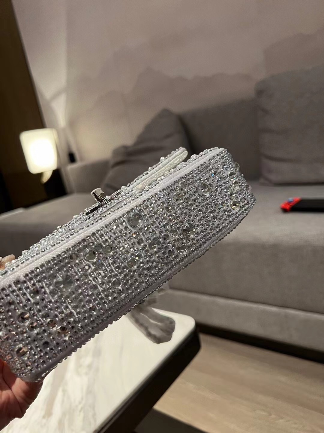 Chanel CF full diamond bag