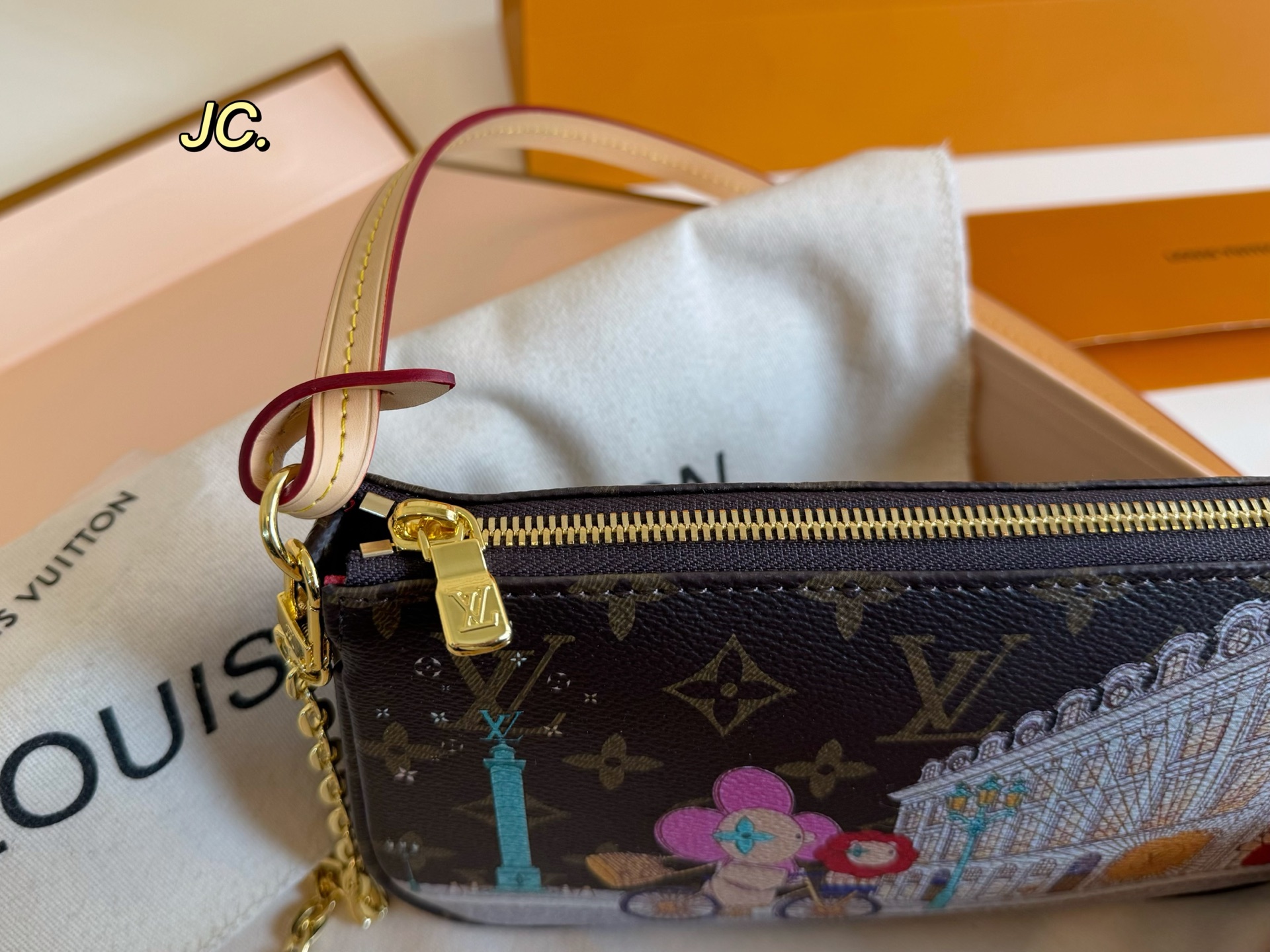 Louis Vuitton's new graffiti chain mahjong bag