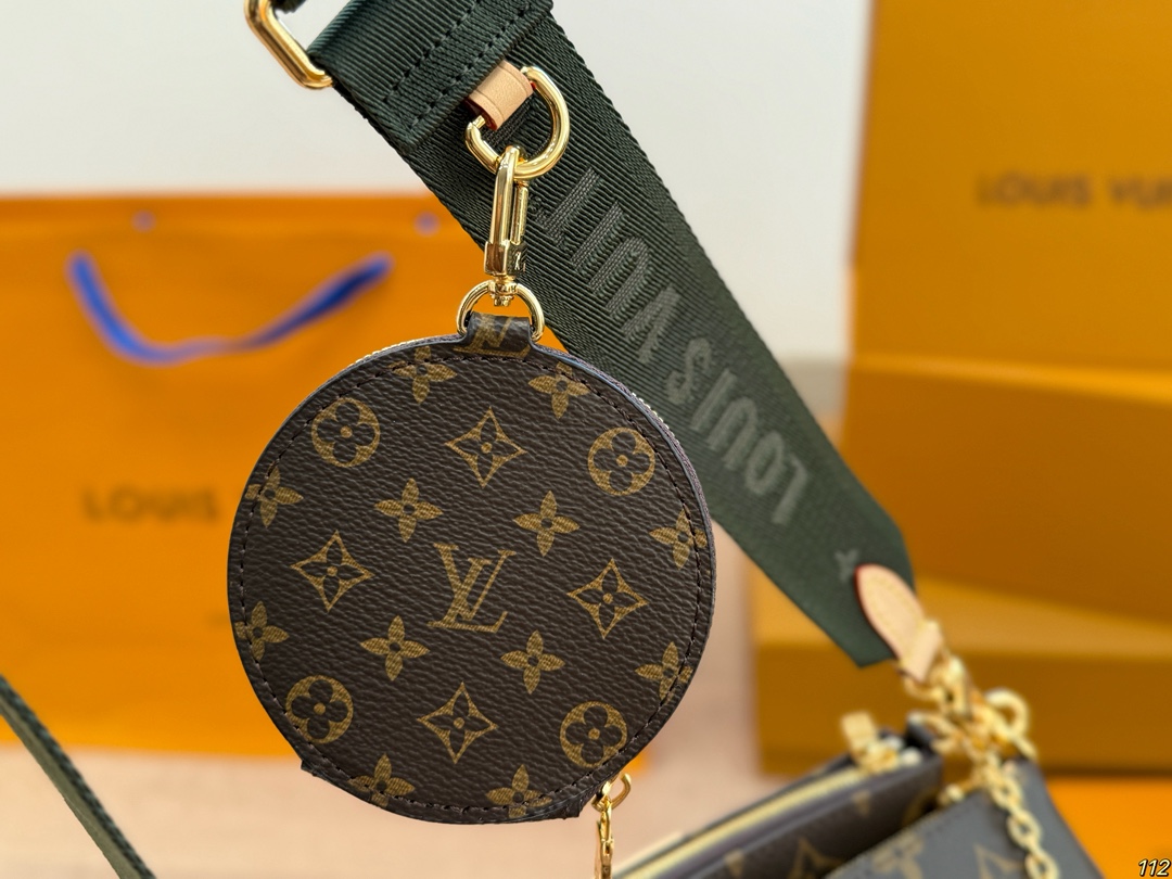 LV three-in-one mahjong bag