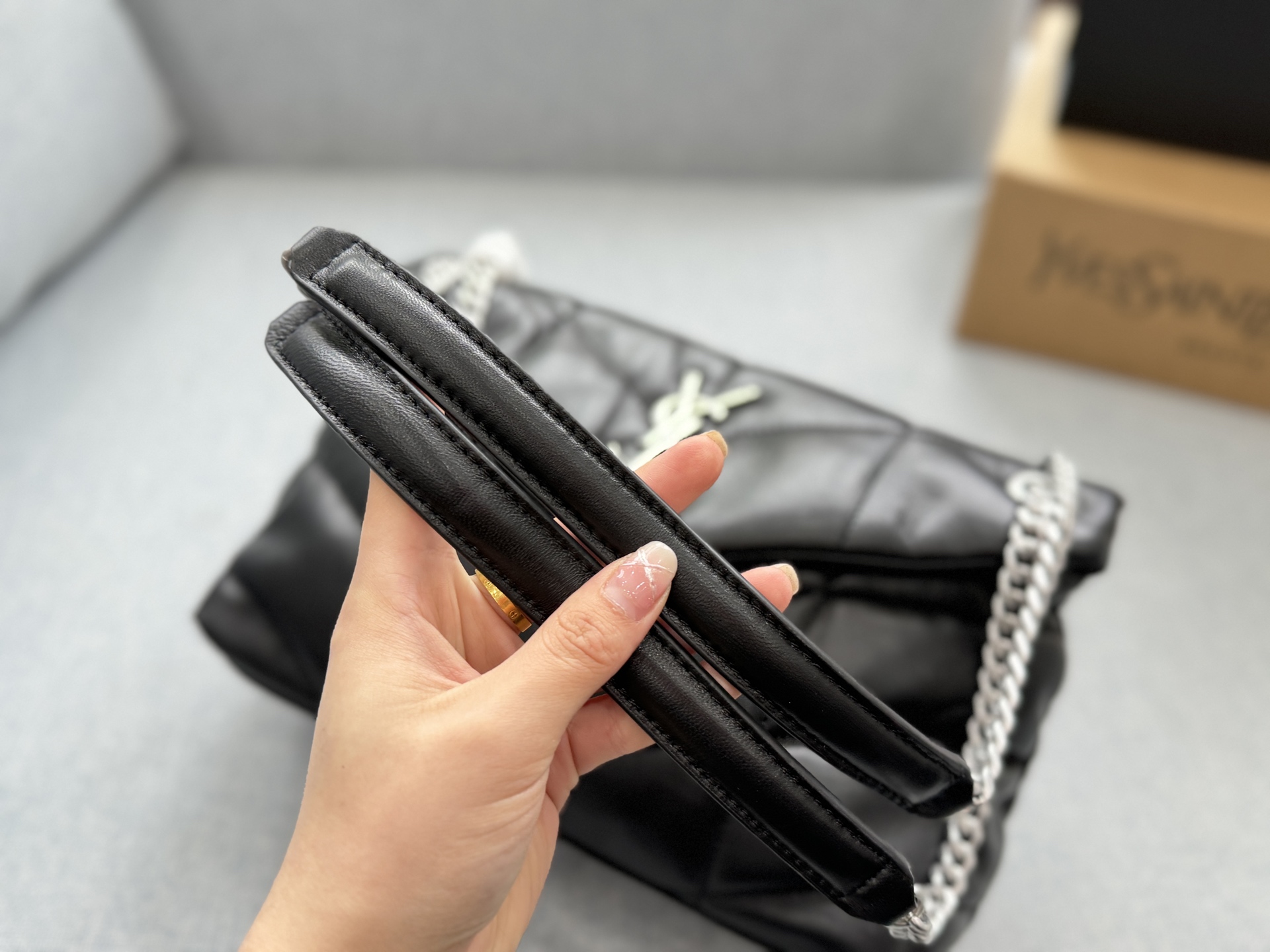 YSL LOULOU puffer shoulder crossbody bag