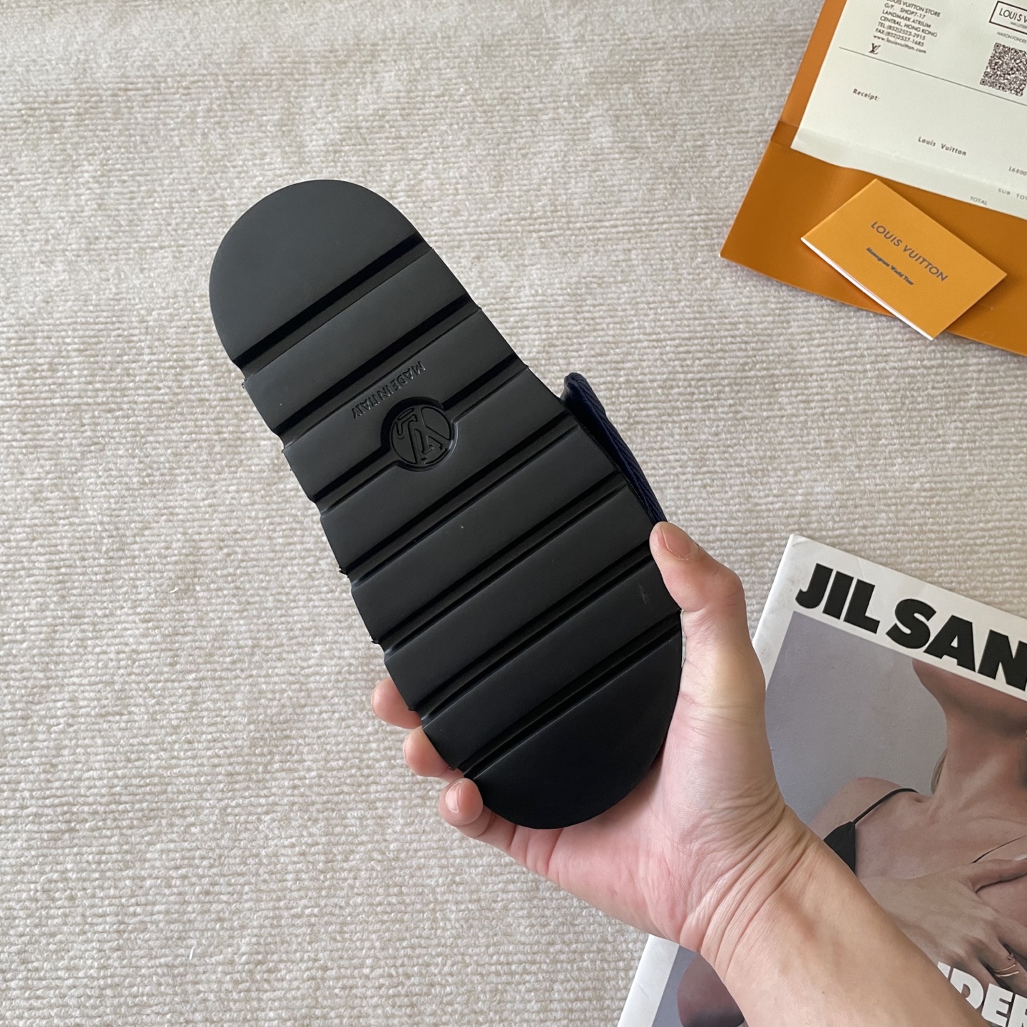 LV Early Spring Letter Buckle Sandals