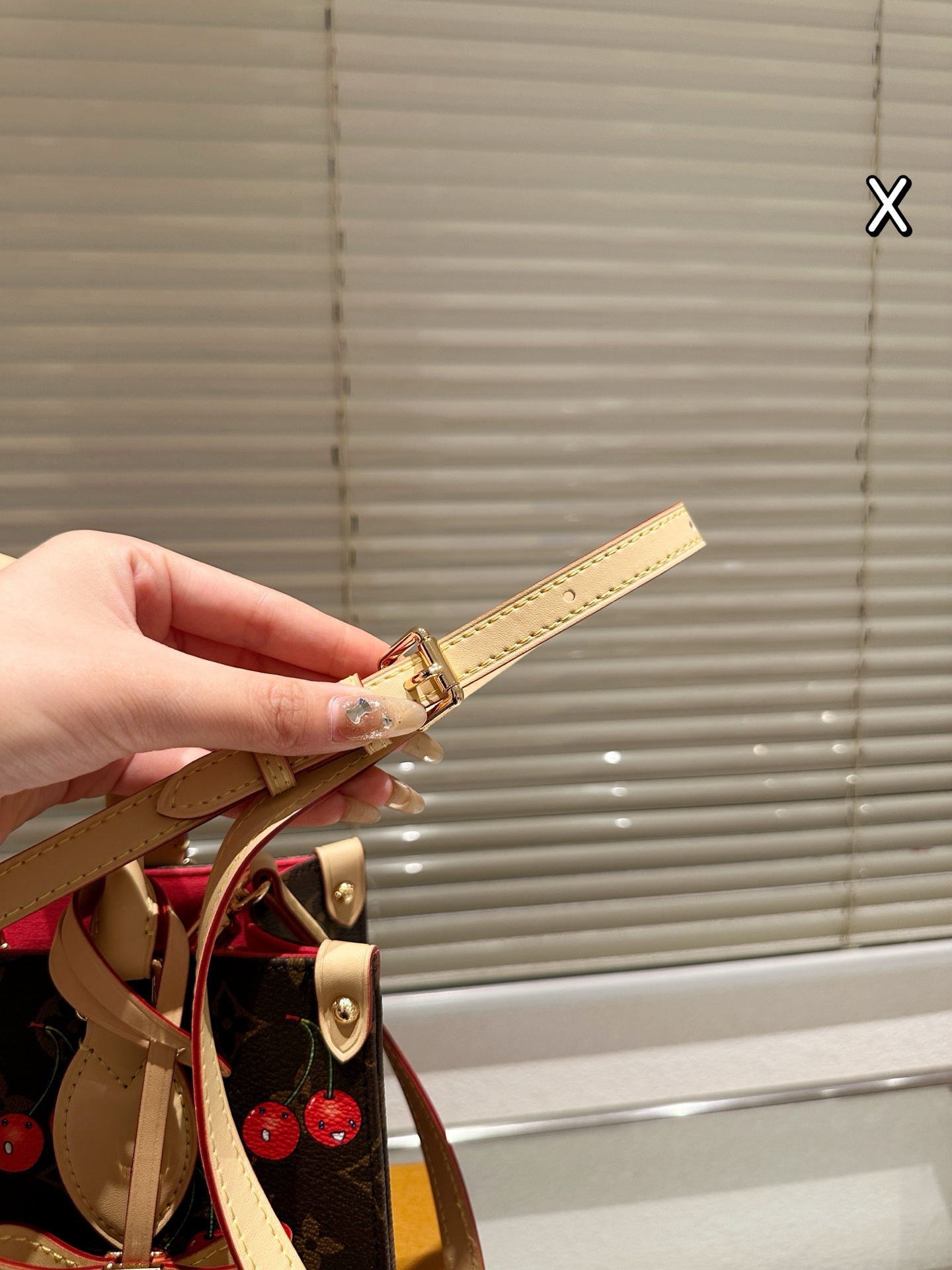 LV Onthego cherry print bag