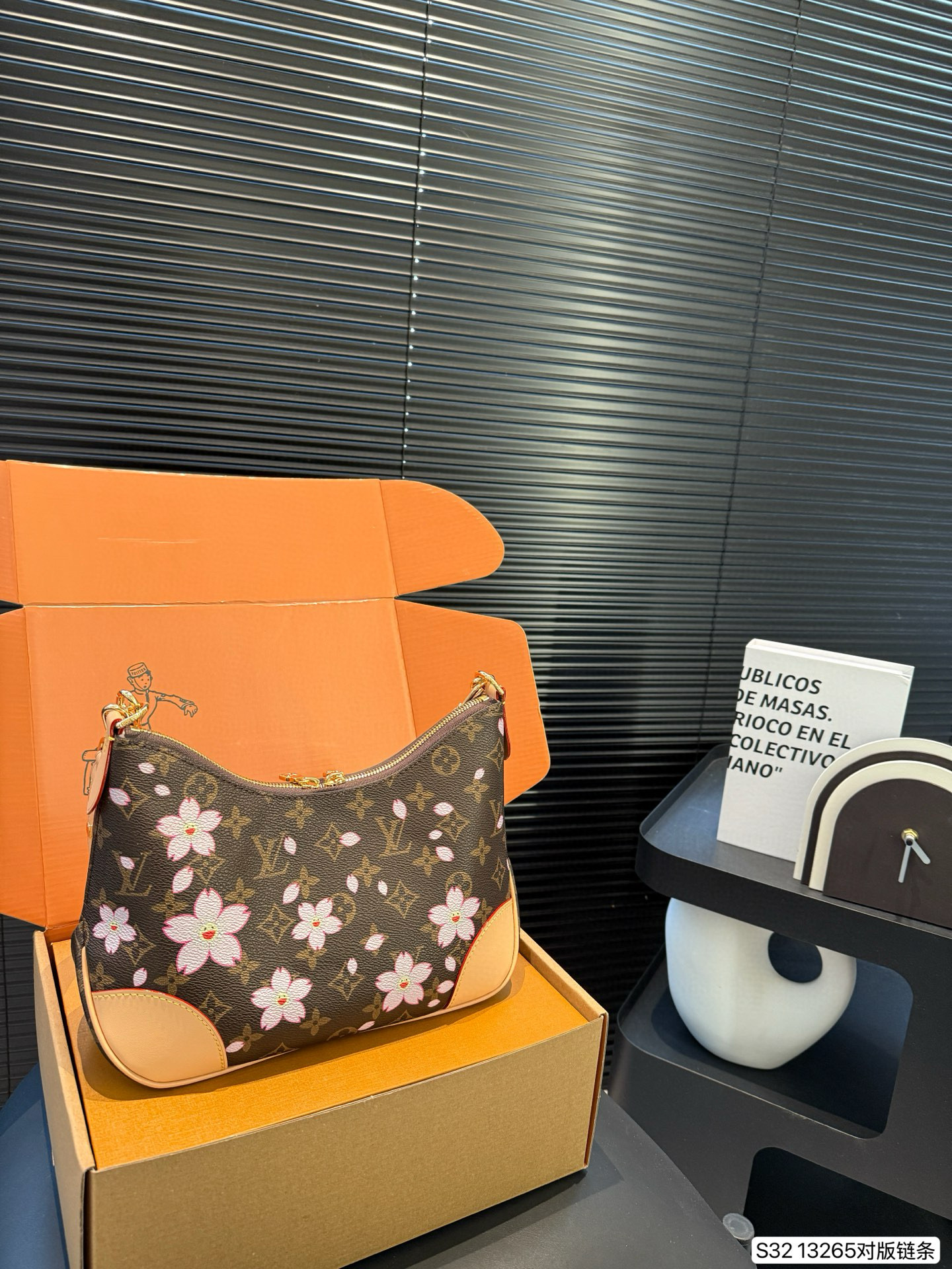 LV croissant medieval croissant Cherry blossom