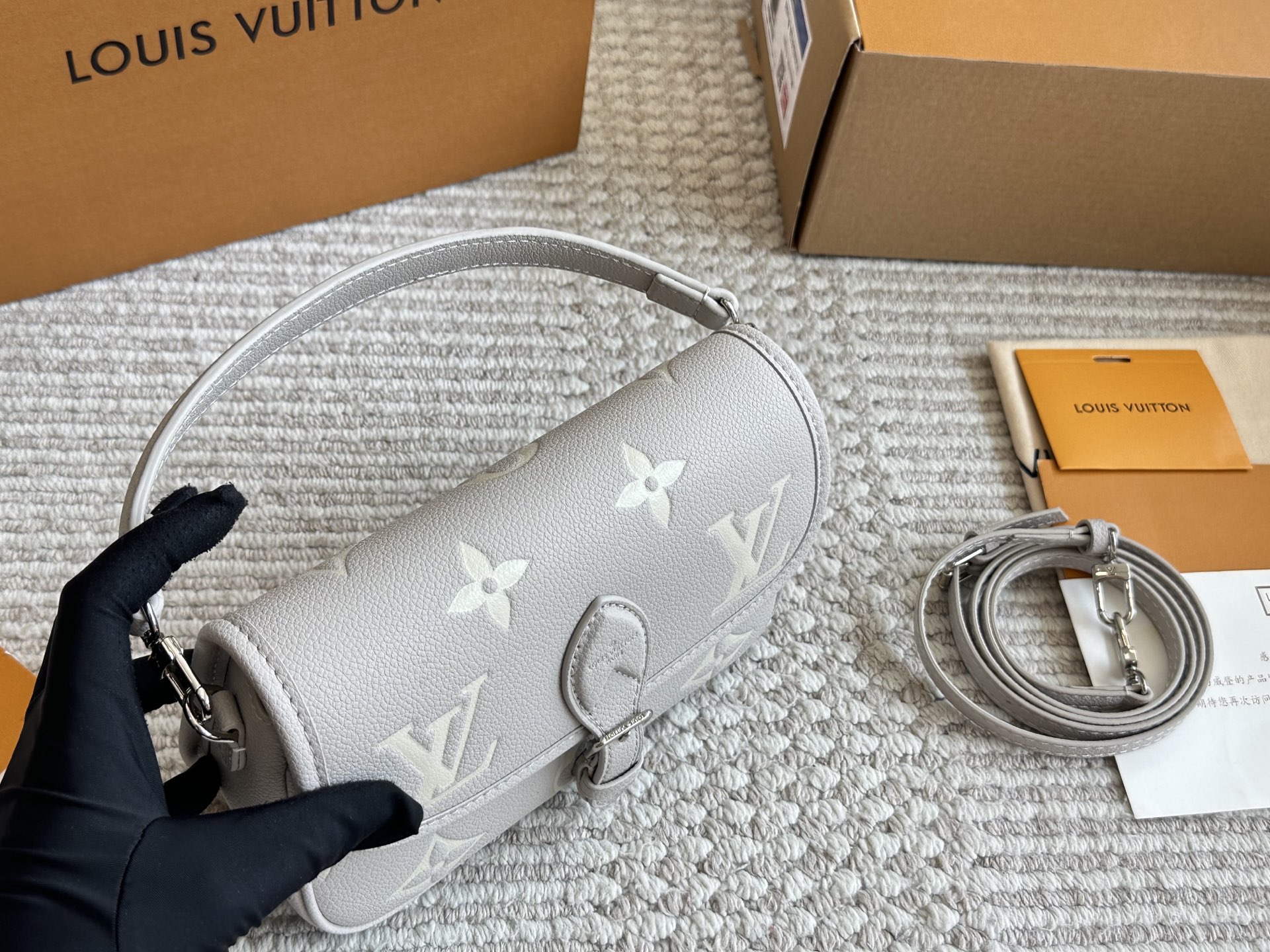 LV Diane Baguette Handbag