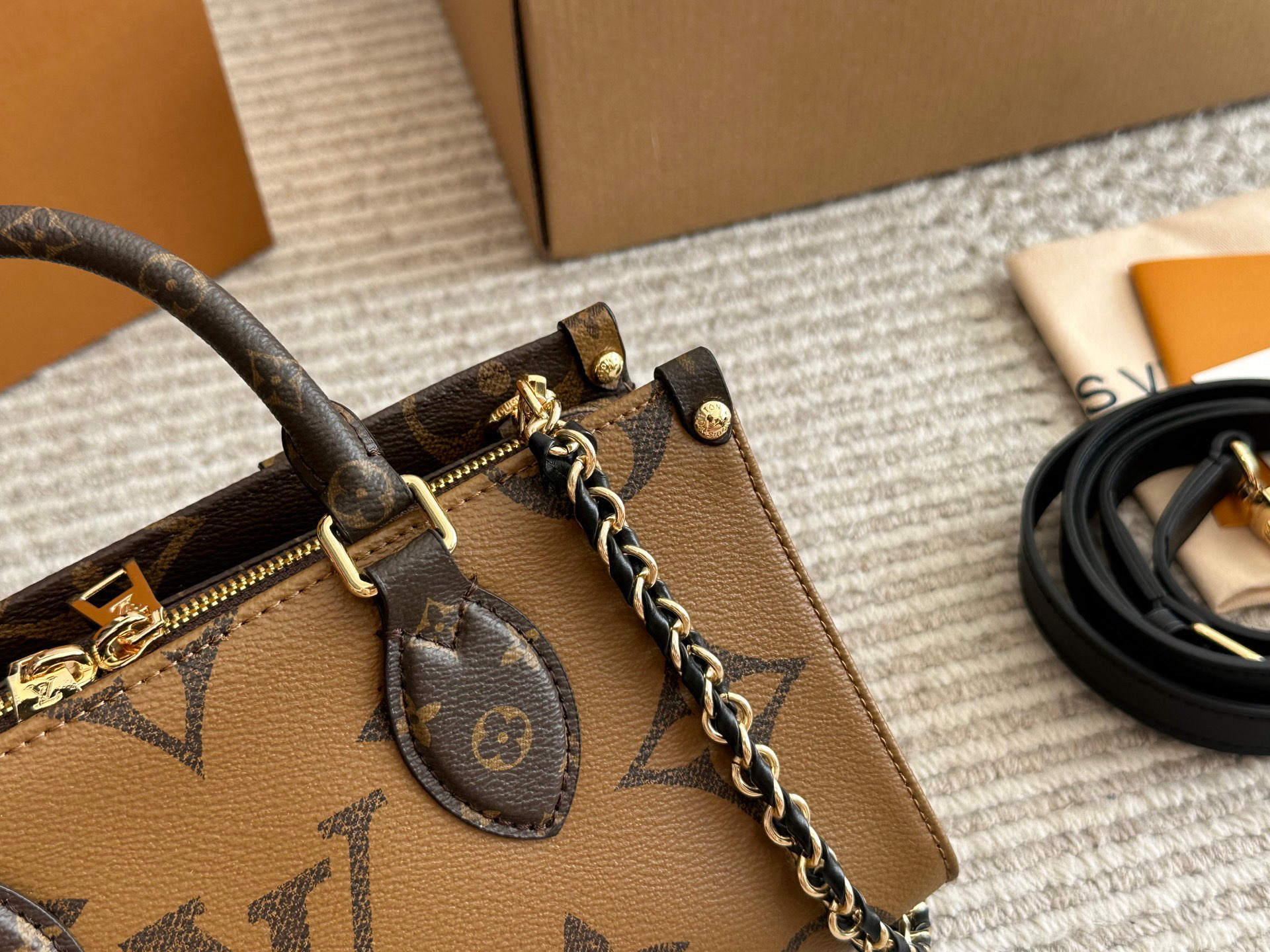 LV OnTheGo east west small tote bag