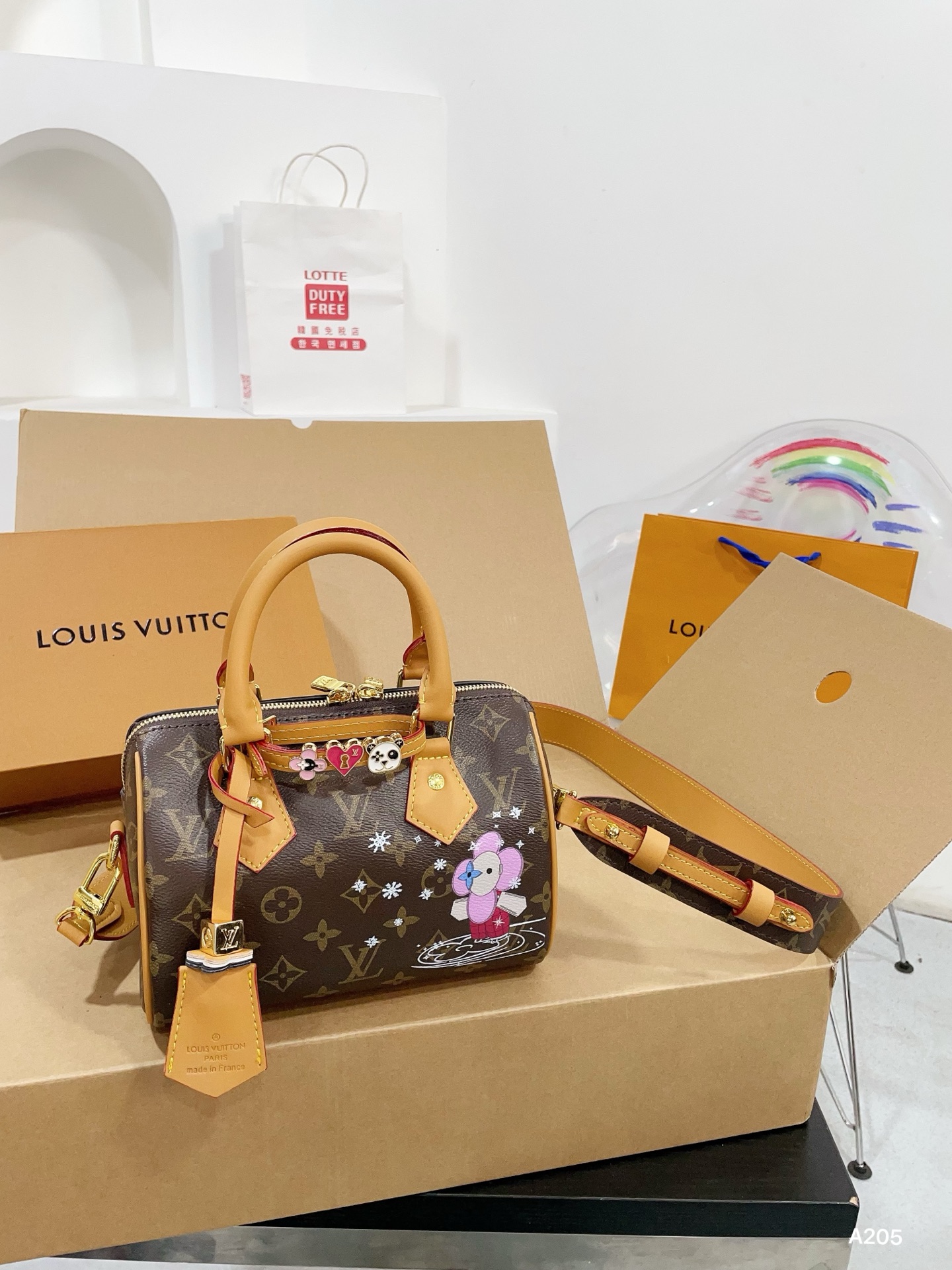 LV speedy pillow bag