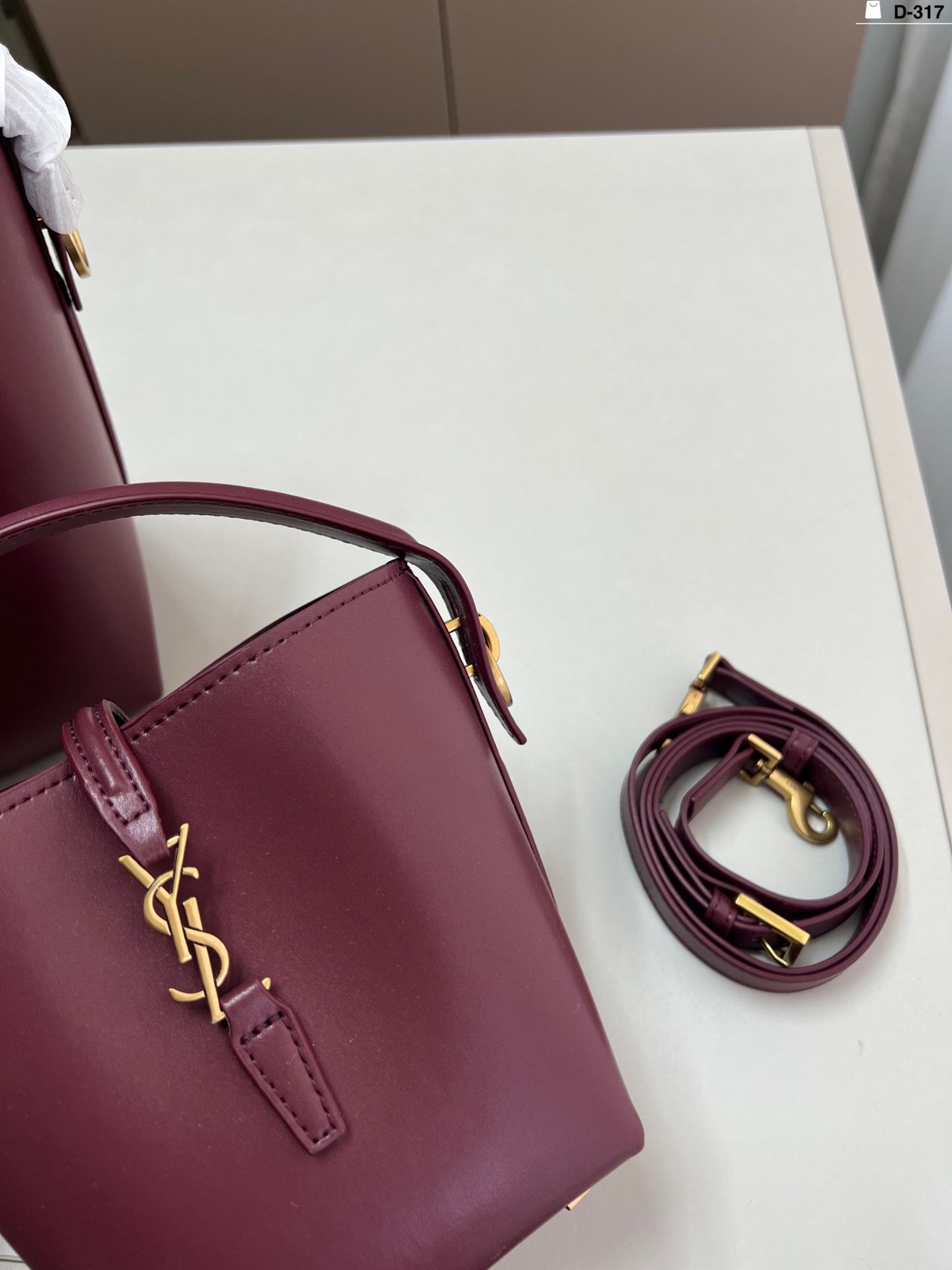 YSL bucket bag handbag