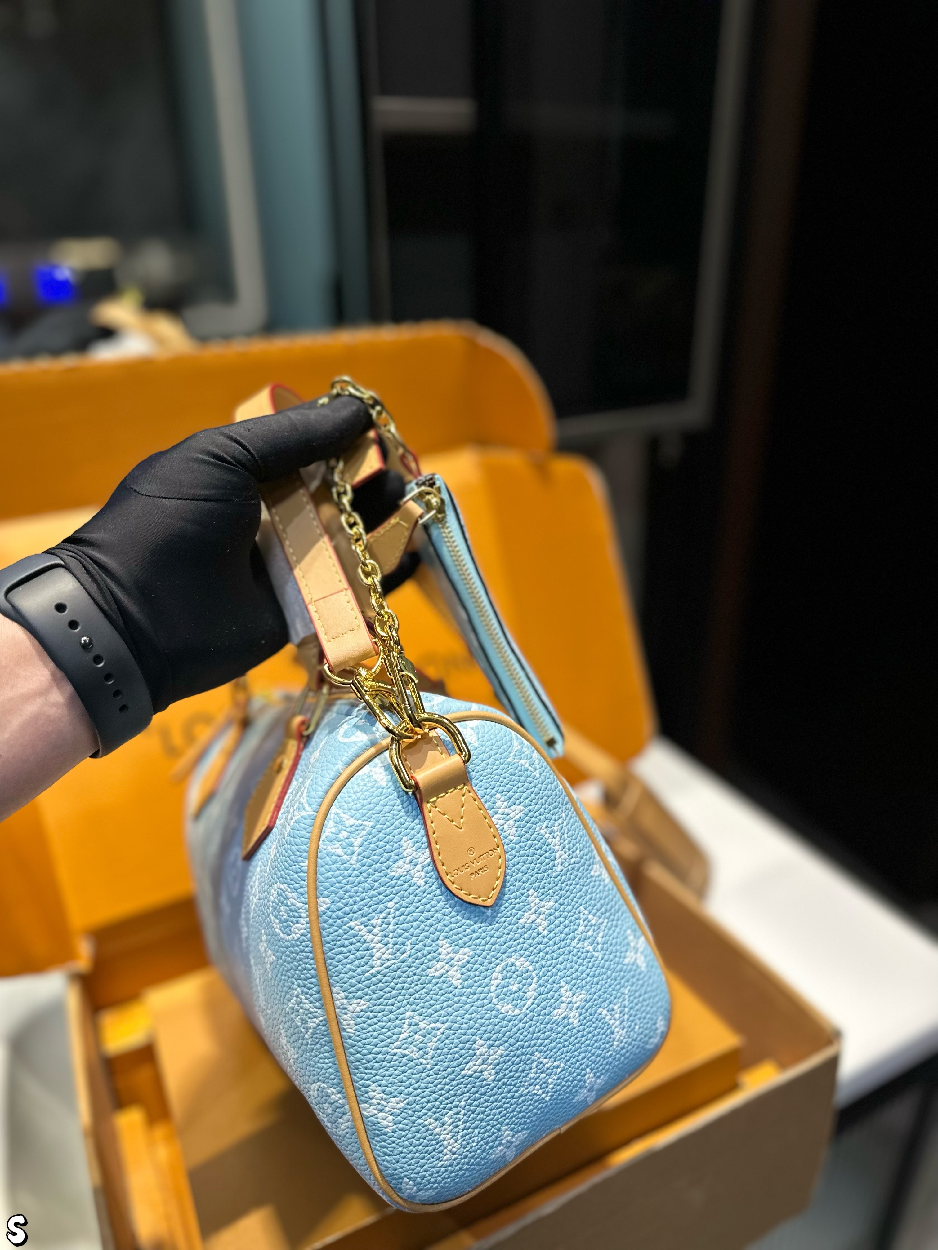LV Speedy Bandouliere Monogram Leather handbag