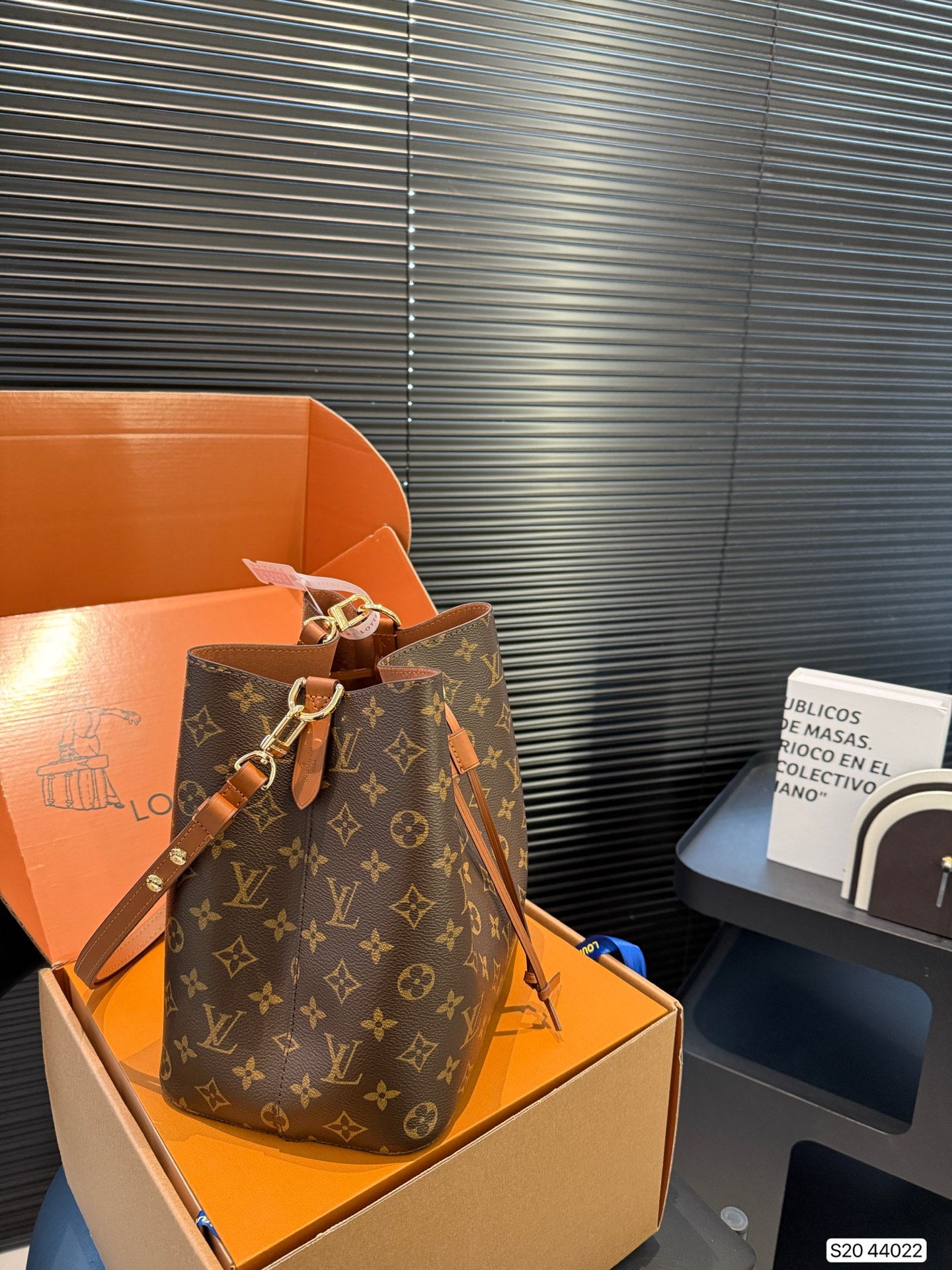 LV champagne bucket bag