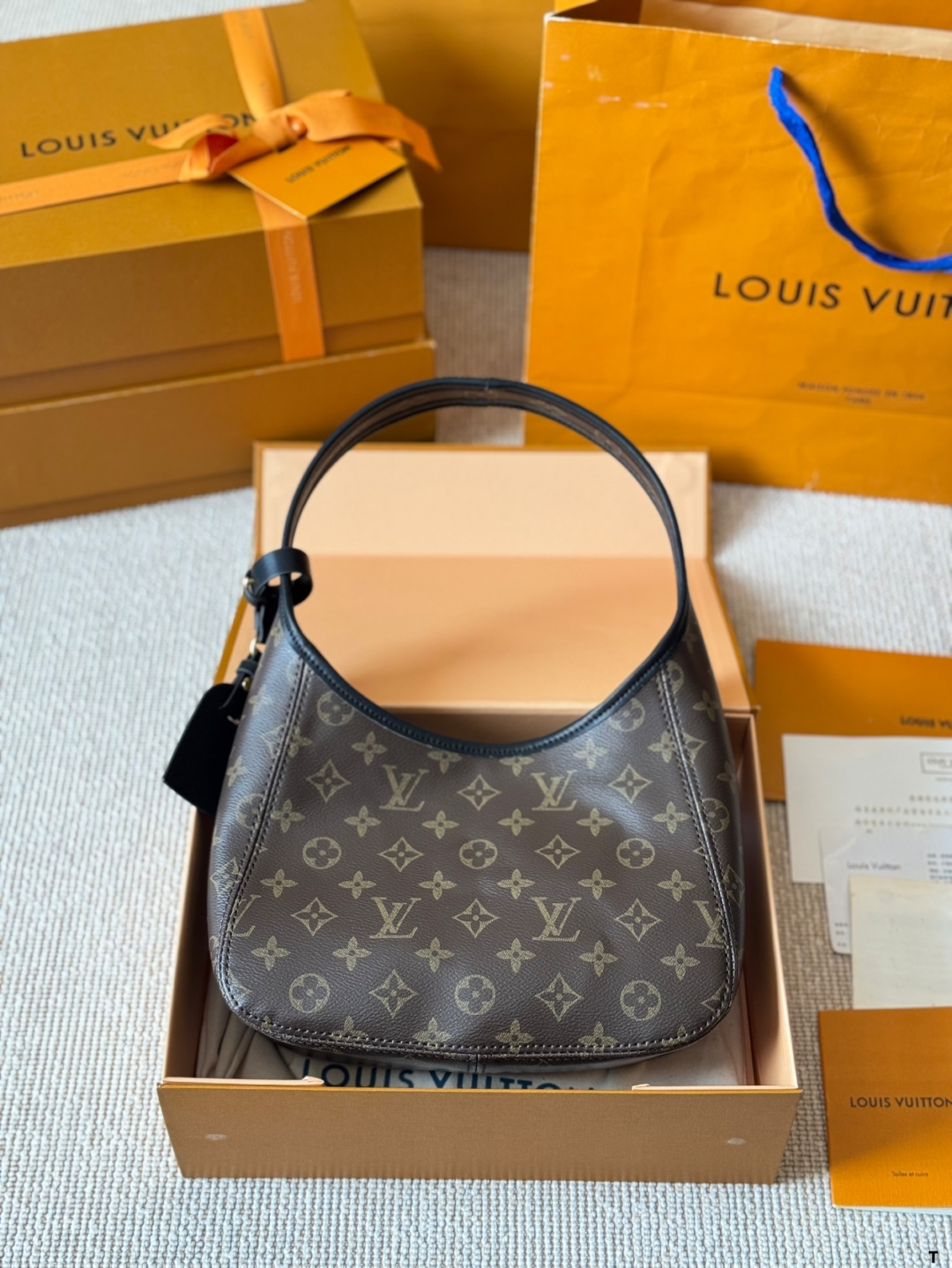 LV new bag The Drop small handbag retro