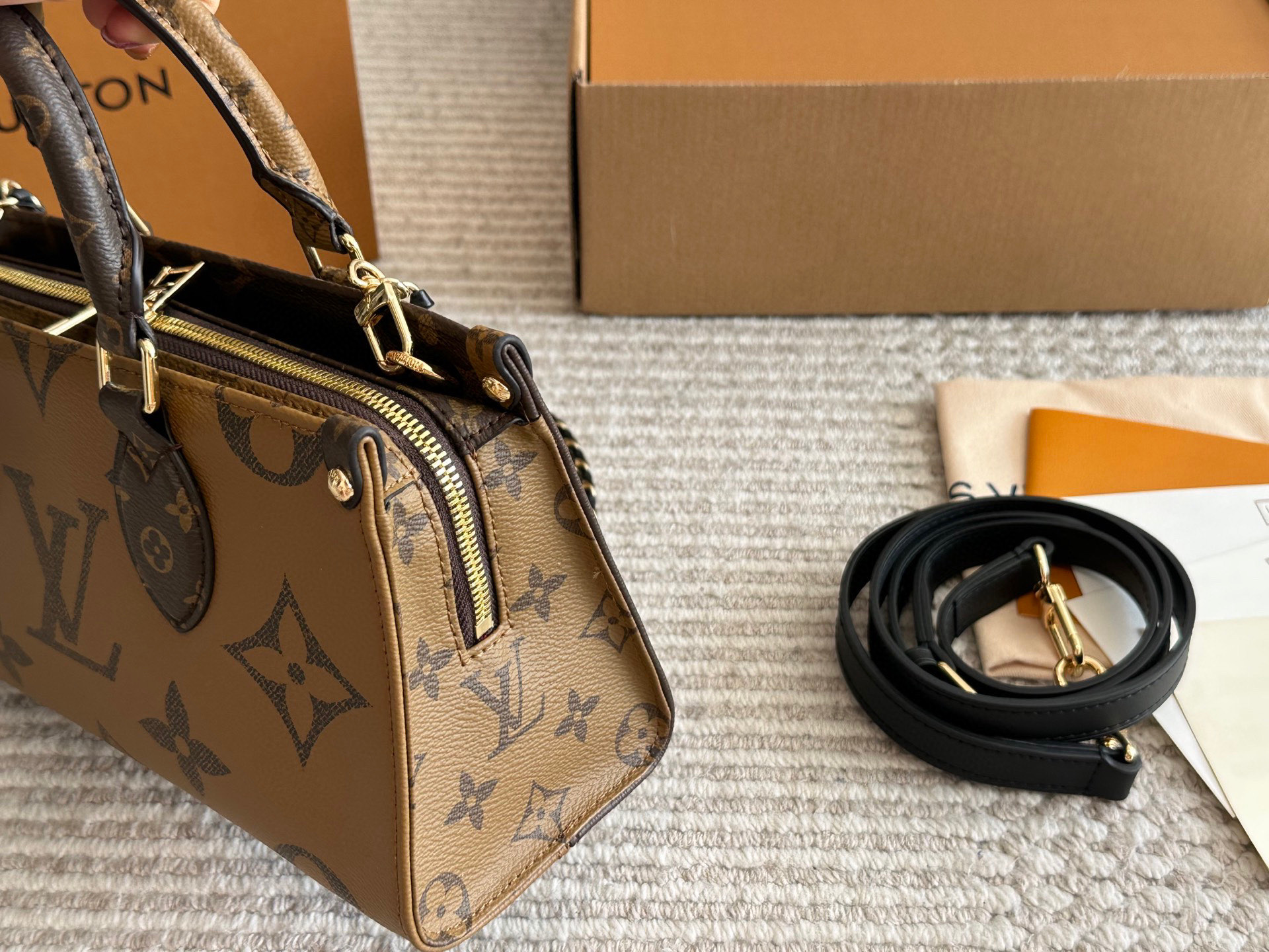 LV OnTheGo east west small tote bag