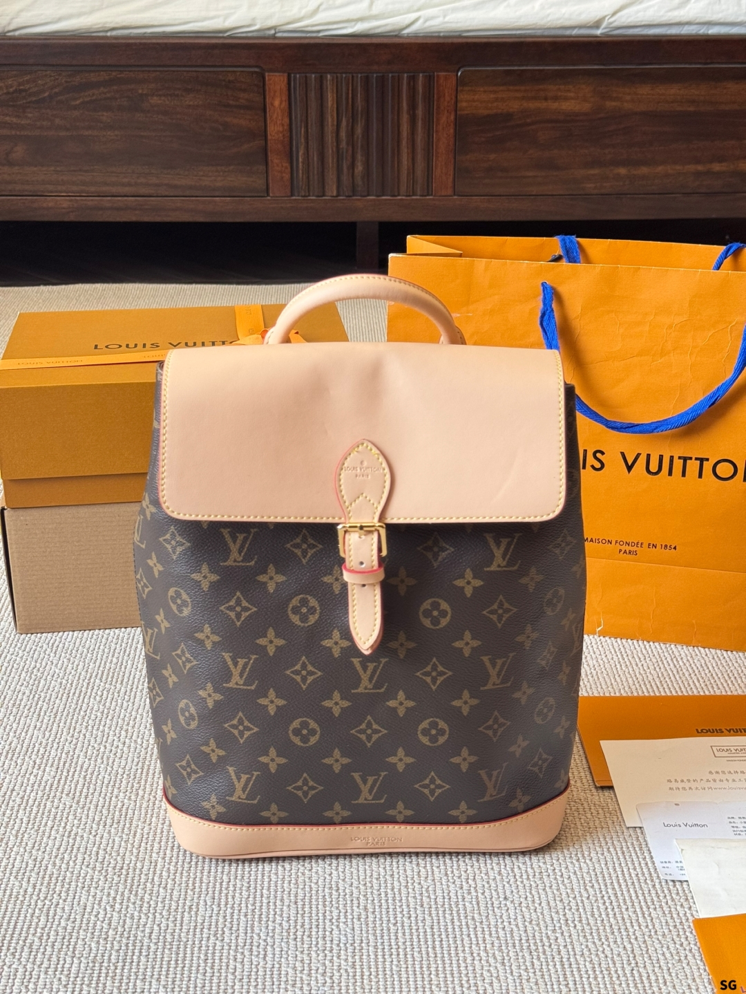 LV soho fashion backpack