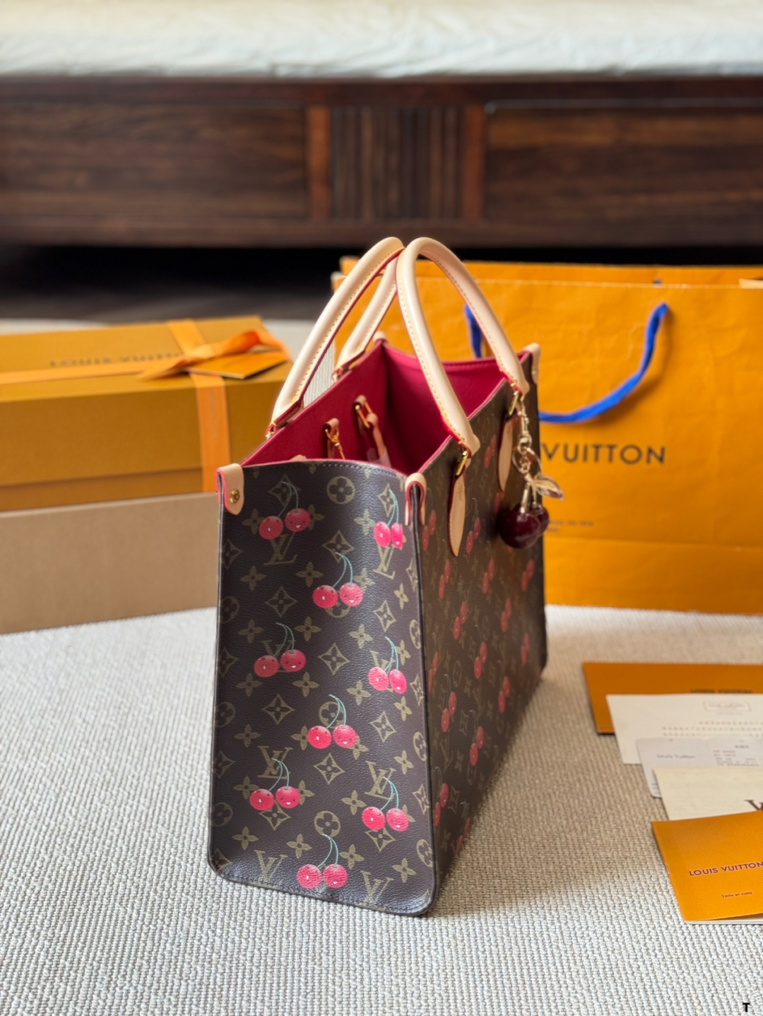 LV Cherry tote bag