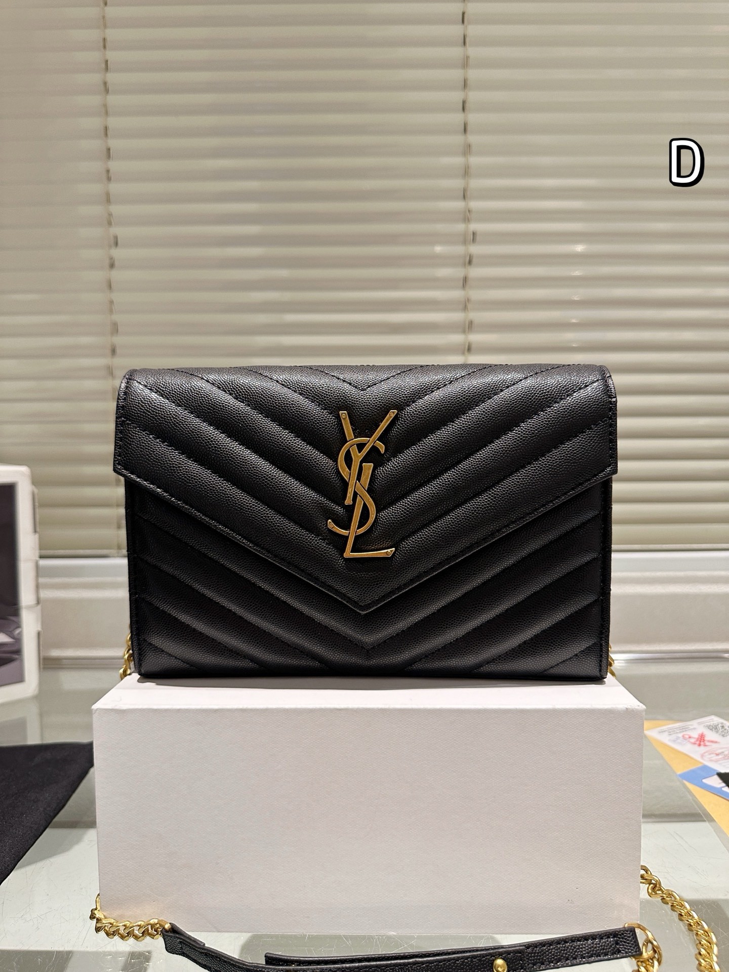YSL WOC chain crossbody shoulder bag